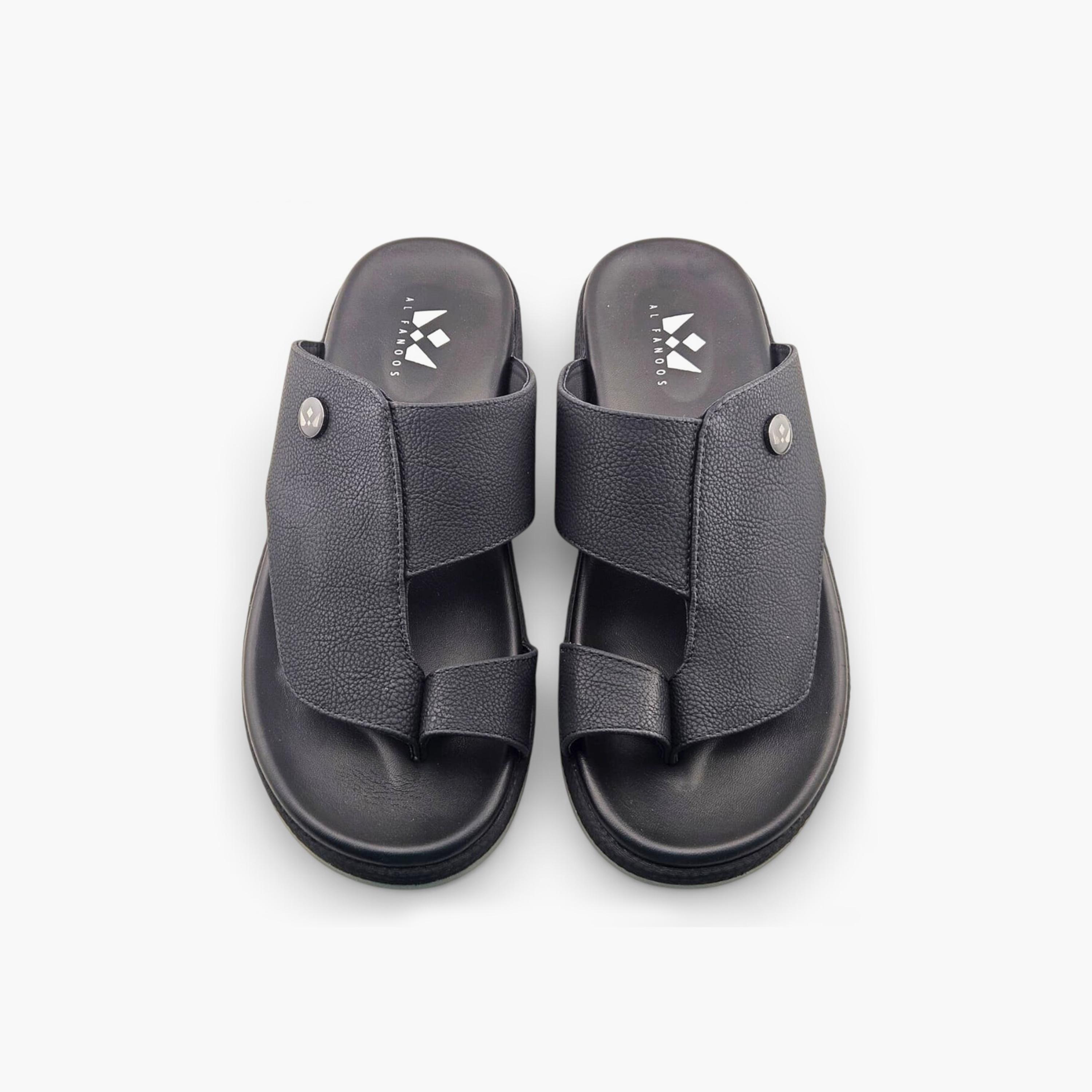 Al Fanoos Men's Slip On Sora Kintsu Arabic Sandals | 2602807-men-shoes-sandals-image-3