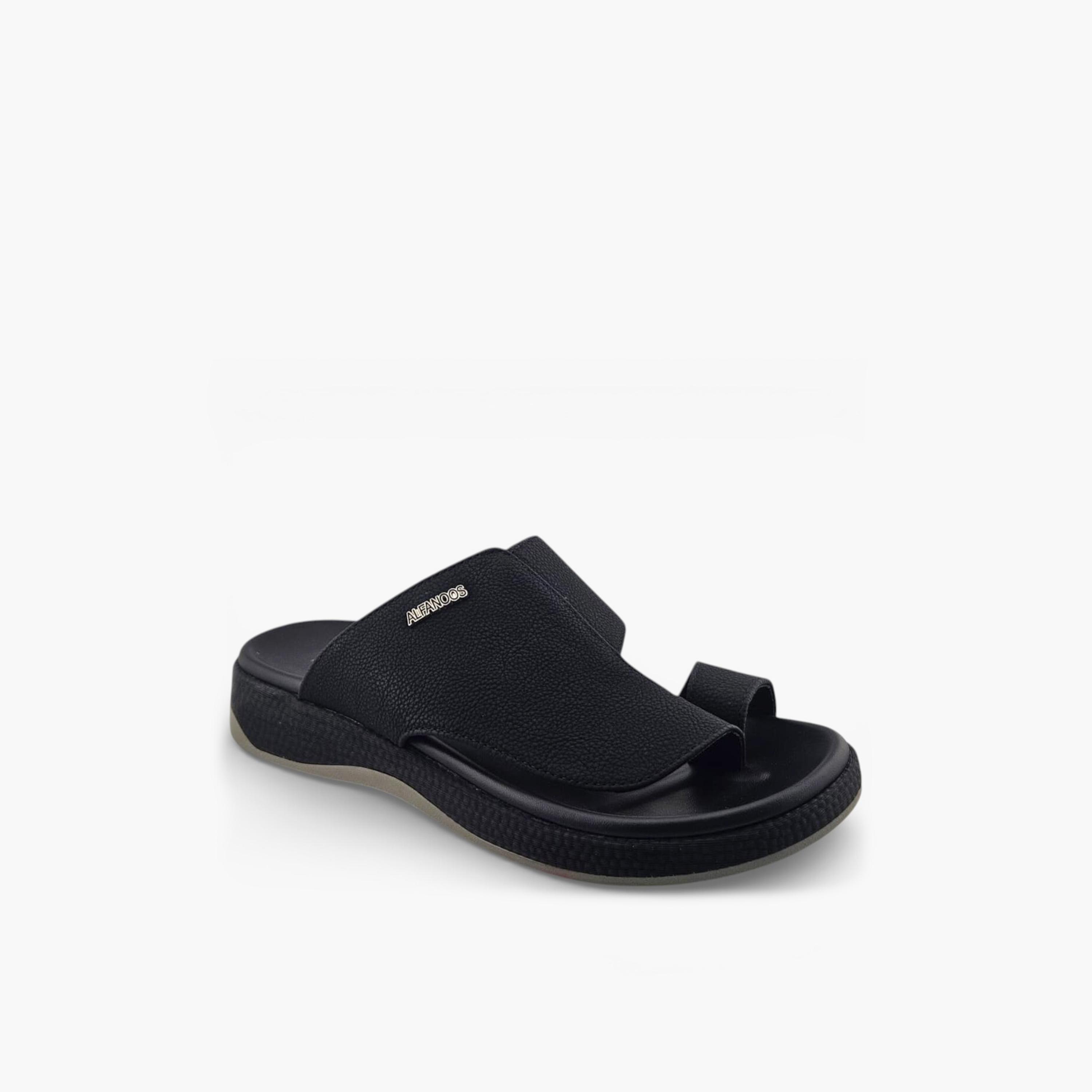 Al Fanoos Men's Slip On Sora Kintsu Arabic Sandals | 2602808-men-shoes-sandals-image-1