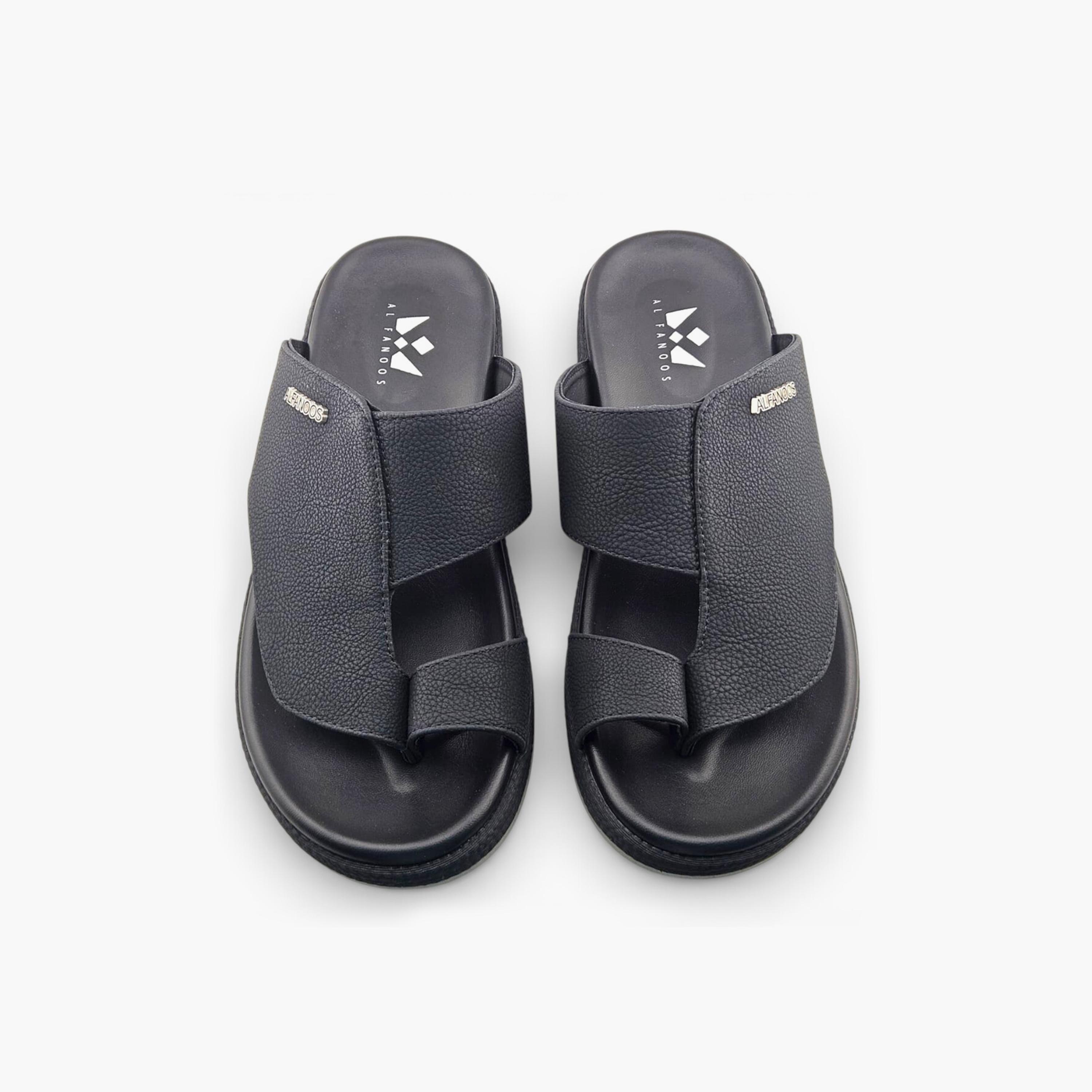 Al Fanoos Men's Slip On Sora Kintsu Arabic Sandals | 2602808-men-shoes-sandals-image-3