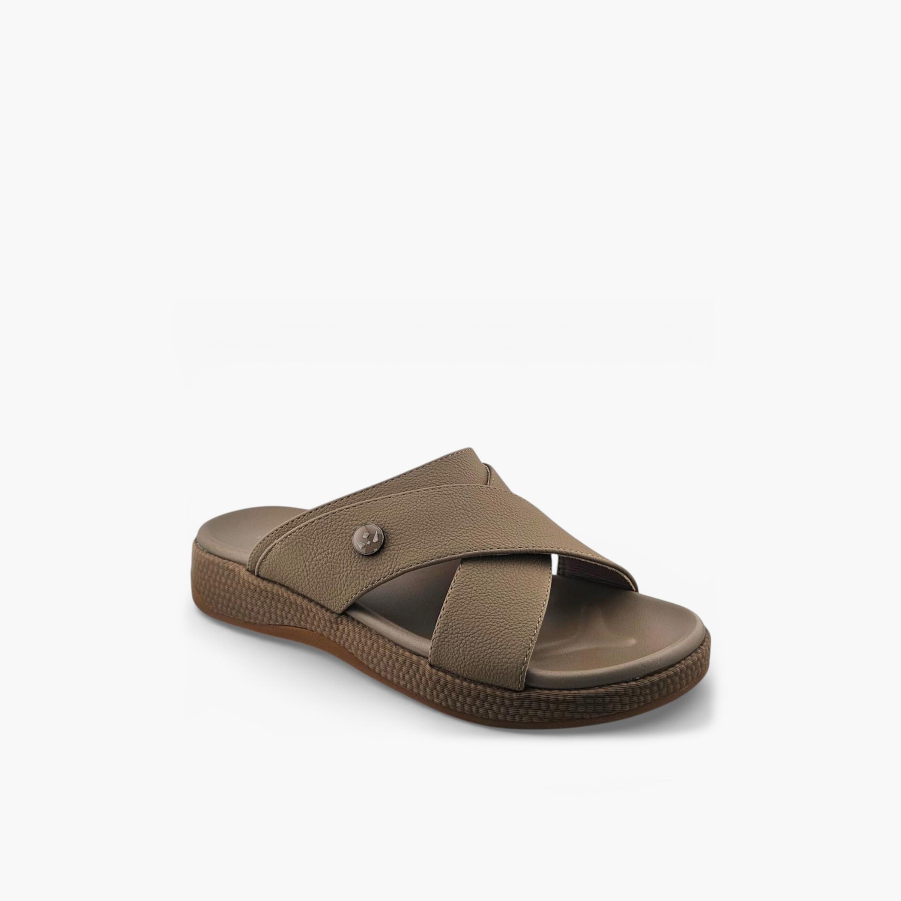 Al Fanoos Men's Slip On Sora Kintsu Arabic Sandals | 2602809-men-shoes-sandals-image-1