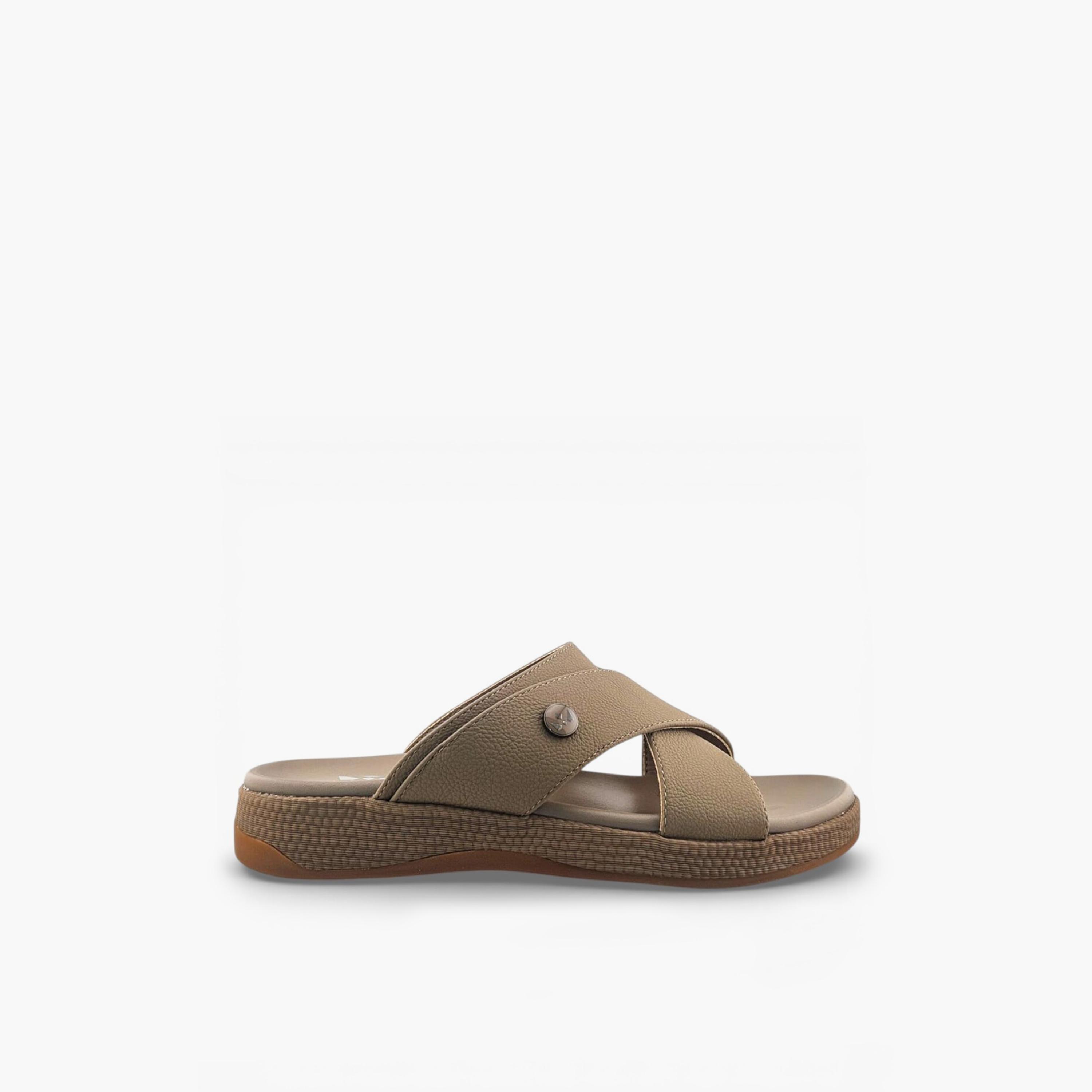 Al Fanoos Men's Slip On Sora Kintsu Arabic Sandals | 2602809-men-shoes-sandals-image-2
