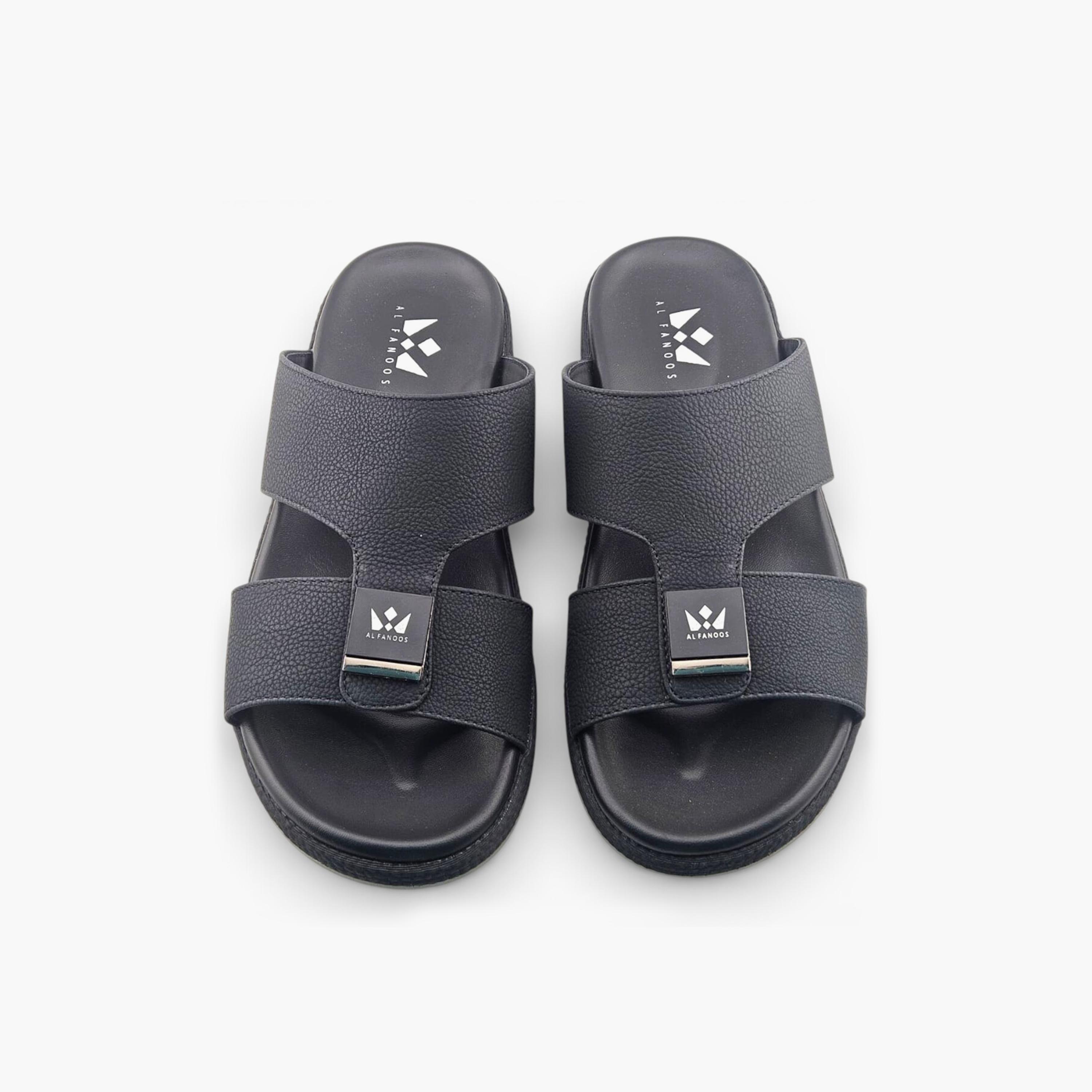 Al Fanoos Men's Slip On Sora Kintsu Arabic Sandals | 2602810-men-shoes-sandals-image-3