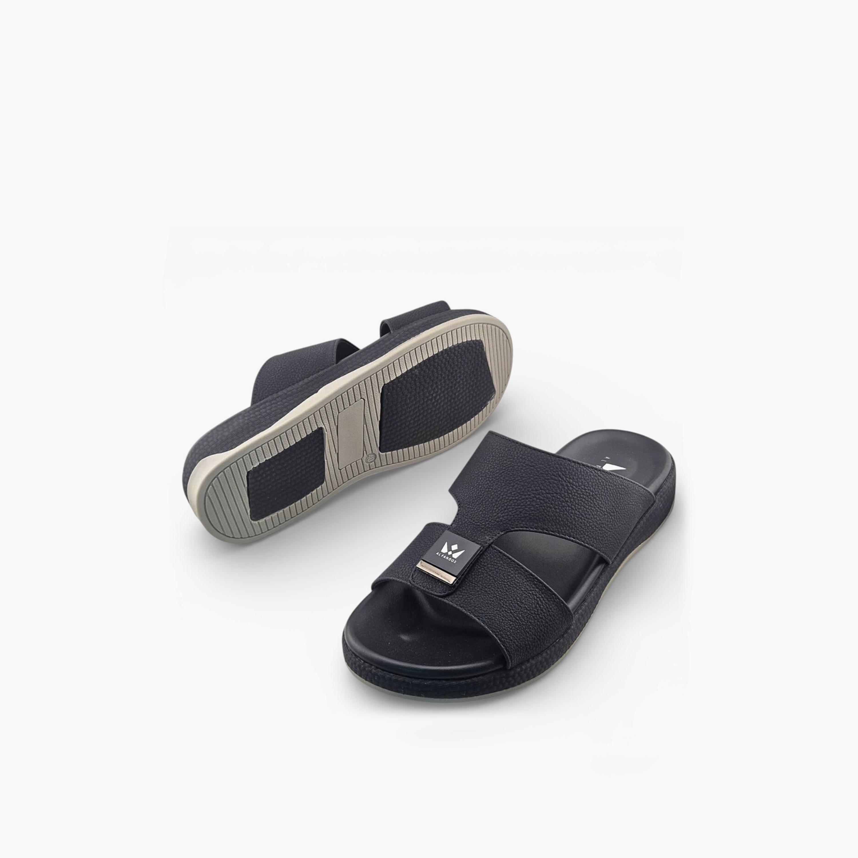 Al Fanoos Men's Slip On Sora Kintsu Arabic Sandals | 2602810-men-shoes-sandals-image-5