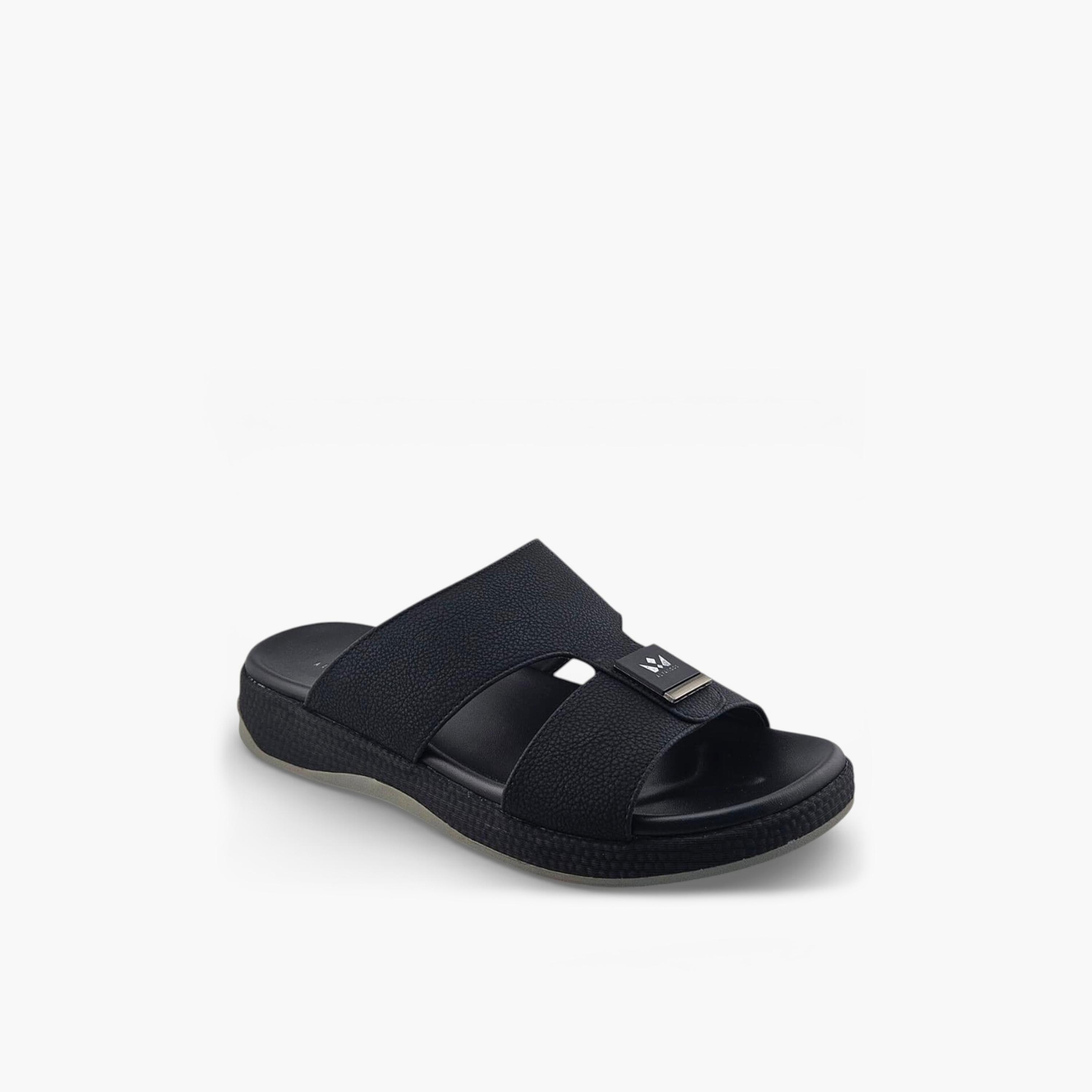 صندل عربي رجالي من ألفانوس بدون رباط – فخامة خالصة | 2602810-men-shoes-sandals-image-1