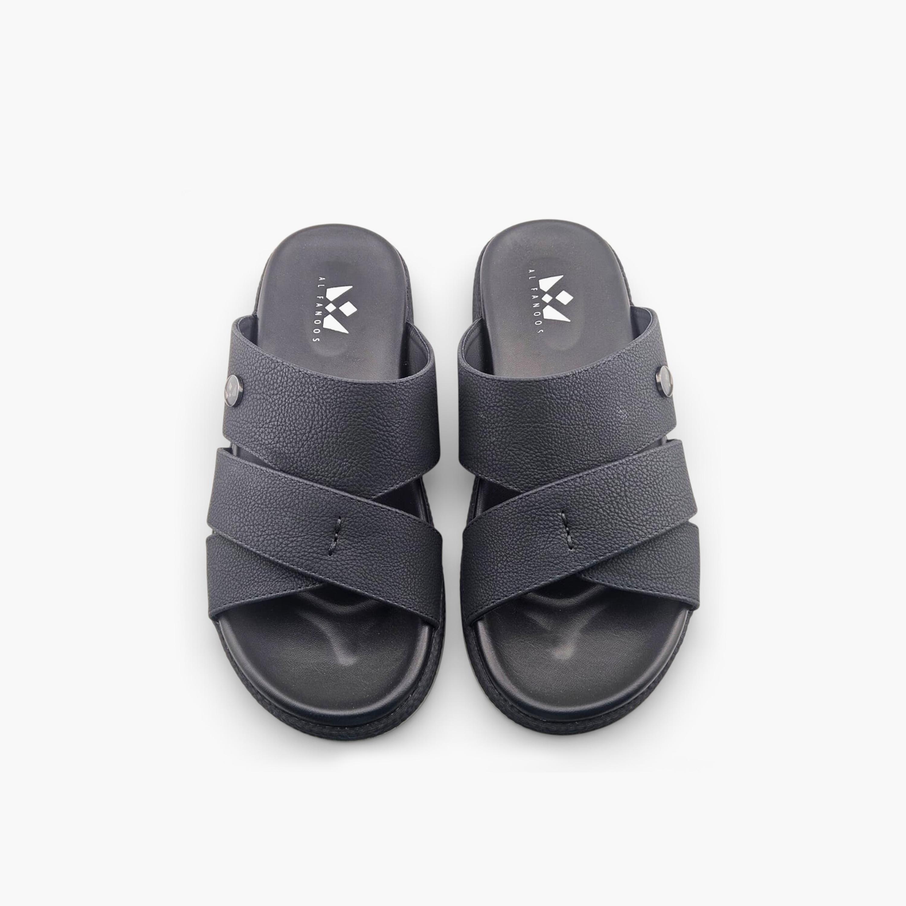 Al Fanoos Men's Slip On Sora Kintsu Arabic Sandals | 2602811-men-shoes-sandals-image-3