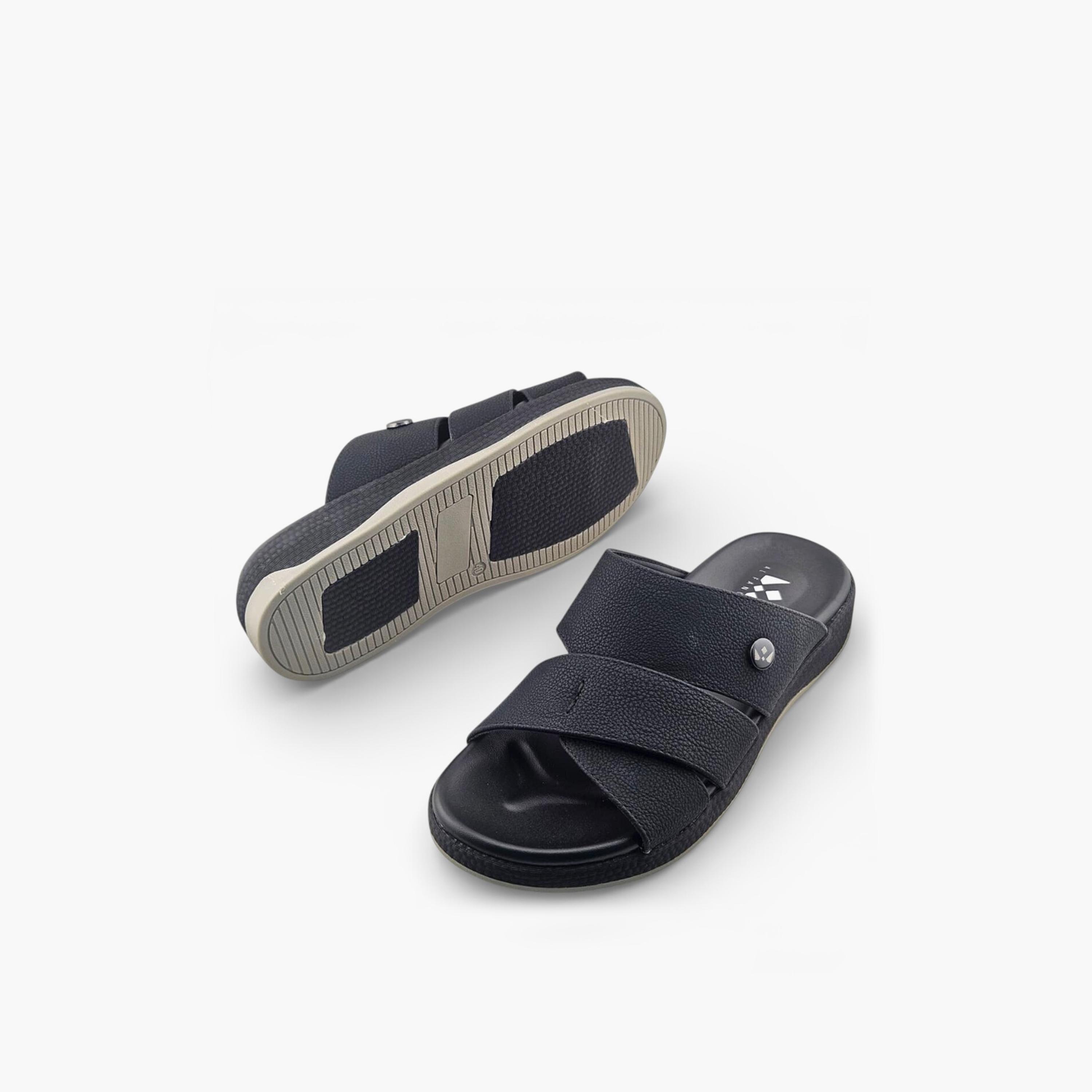 Al Fanoos Men's Slip On Sora Kintsu Arabic Sandals | 2602811-men-shoes-sandals-image-5