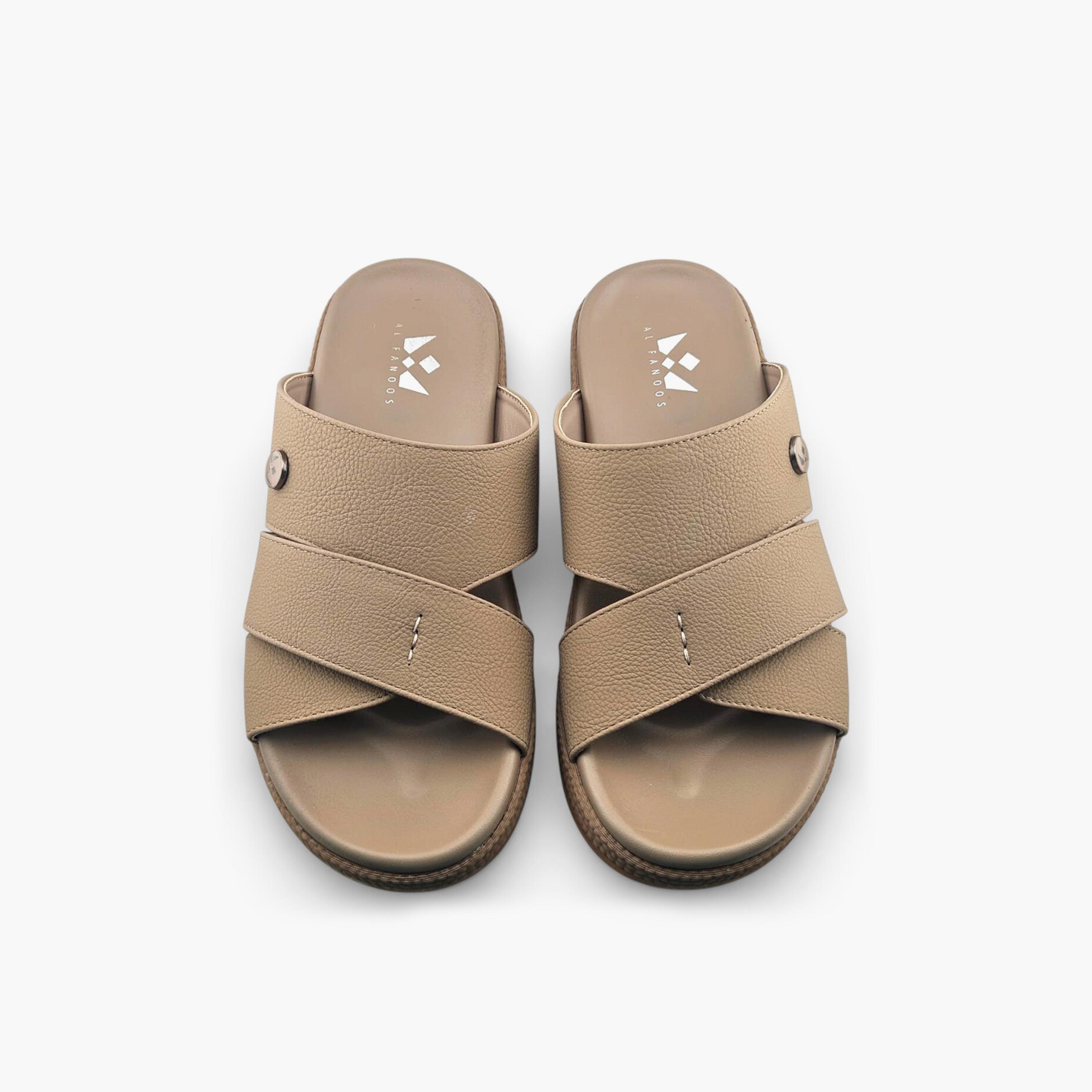 Al Fanoos Men's Slip On Sora Kintsu Arabic Sandals | 2602811-men-shoes-sandals-image-3