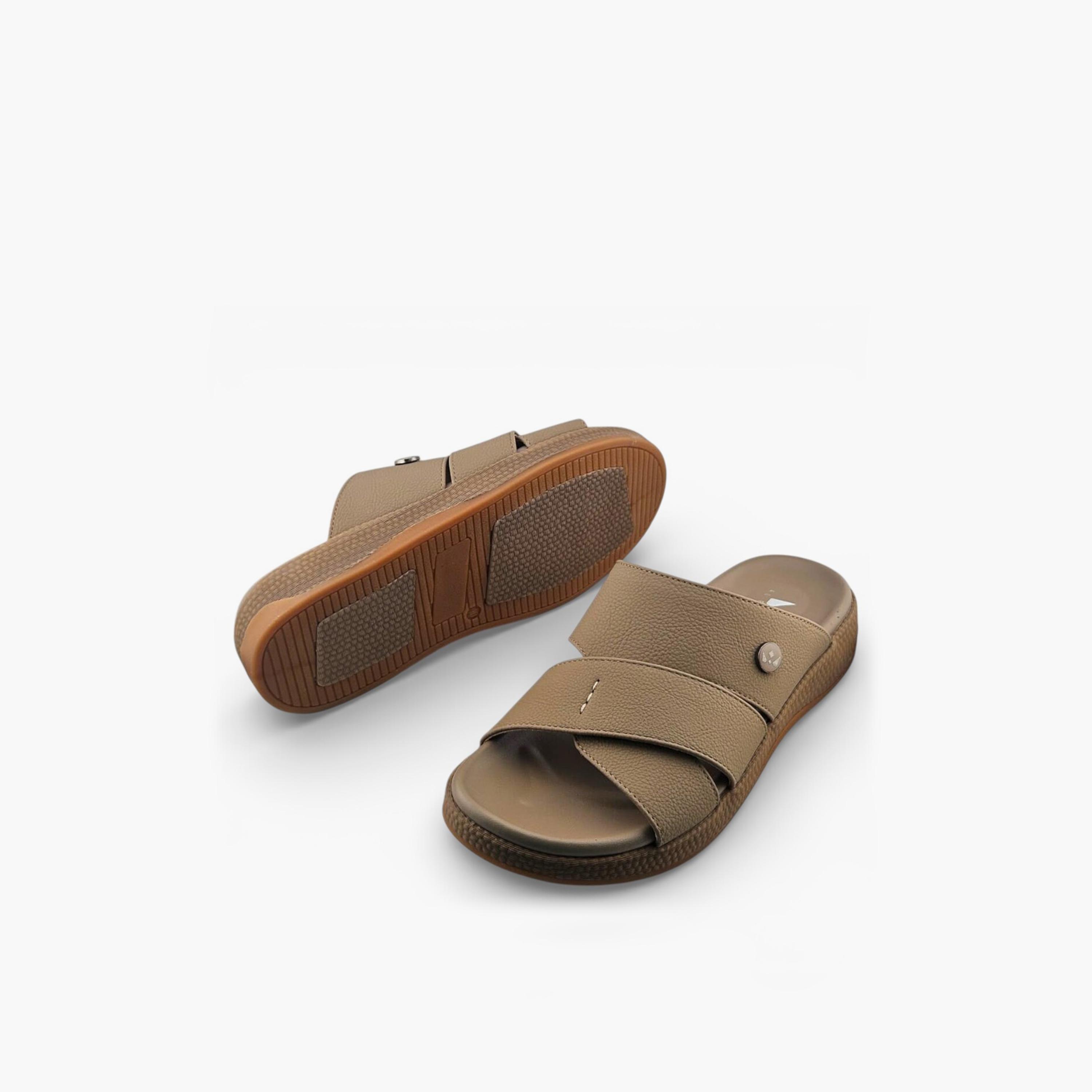 Al Fanoos Men's Slip On Sora Kintsu Arabic Sandals | 2602811-men-shoes-sandals-image-5