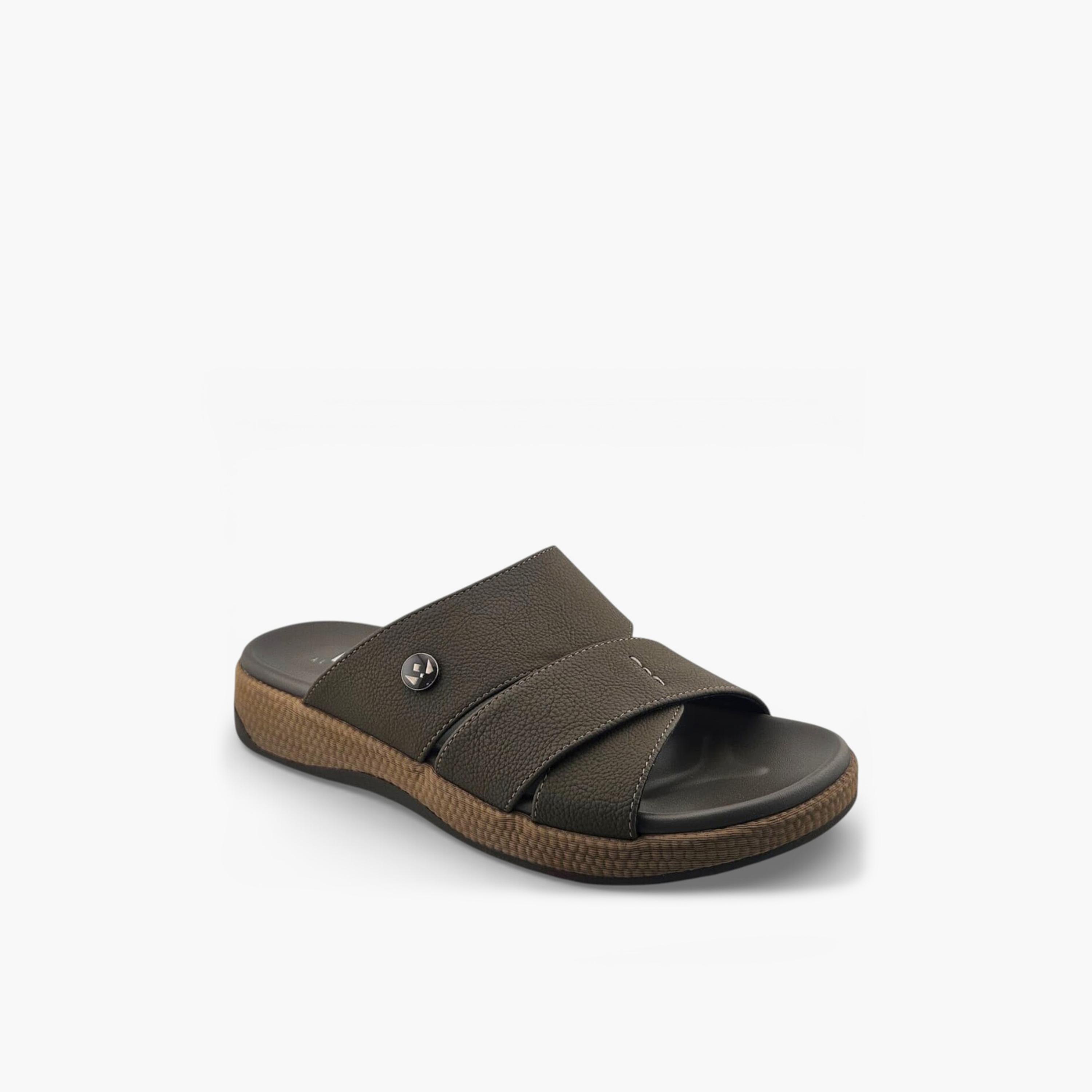 Al Fanoos Men's Slip On Sora Kintsu Arabic Sandals | 2602811-men-shoes-sandals-image-1