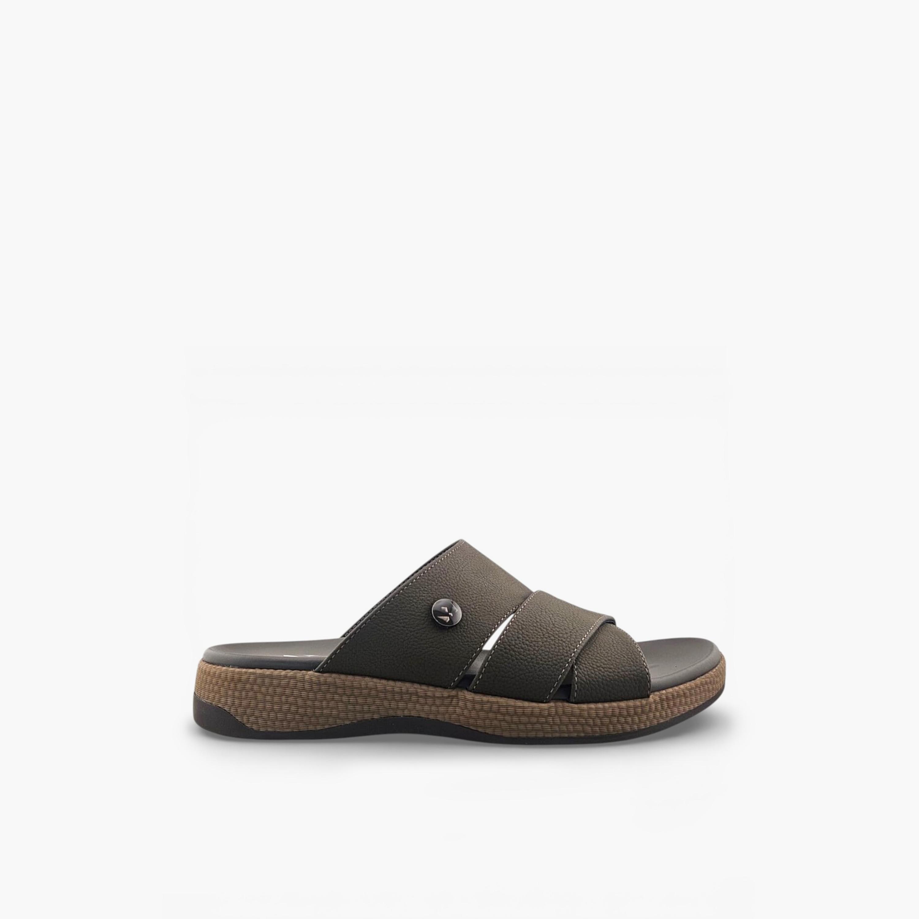 Al Fanoos Men's Slip On Sora Kintsu Arabic Sandals | 2602811-men-shoes-sandals-image-2