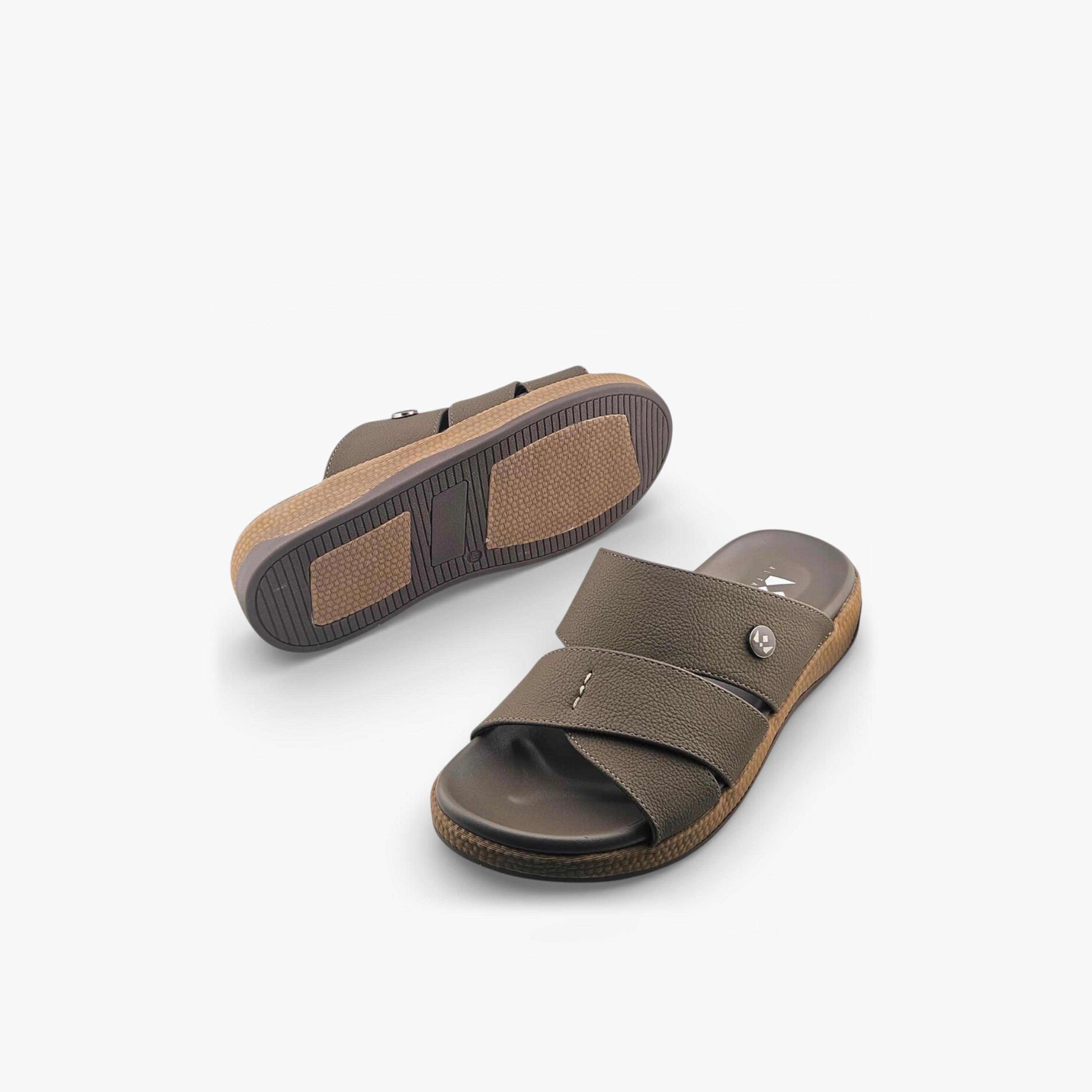 Al Fanoos Men's Slip On Sora Kintsu Arabic Sandals | 2602811-men-shoes-sandals-image-5