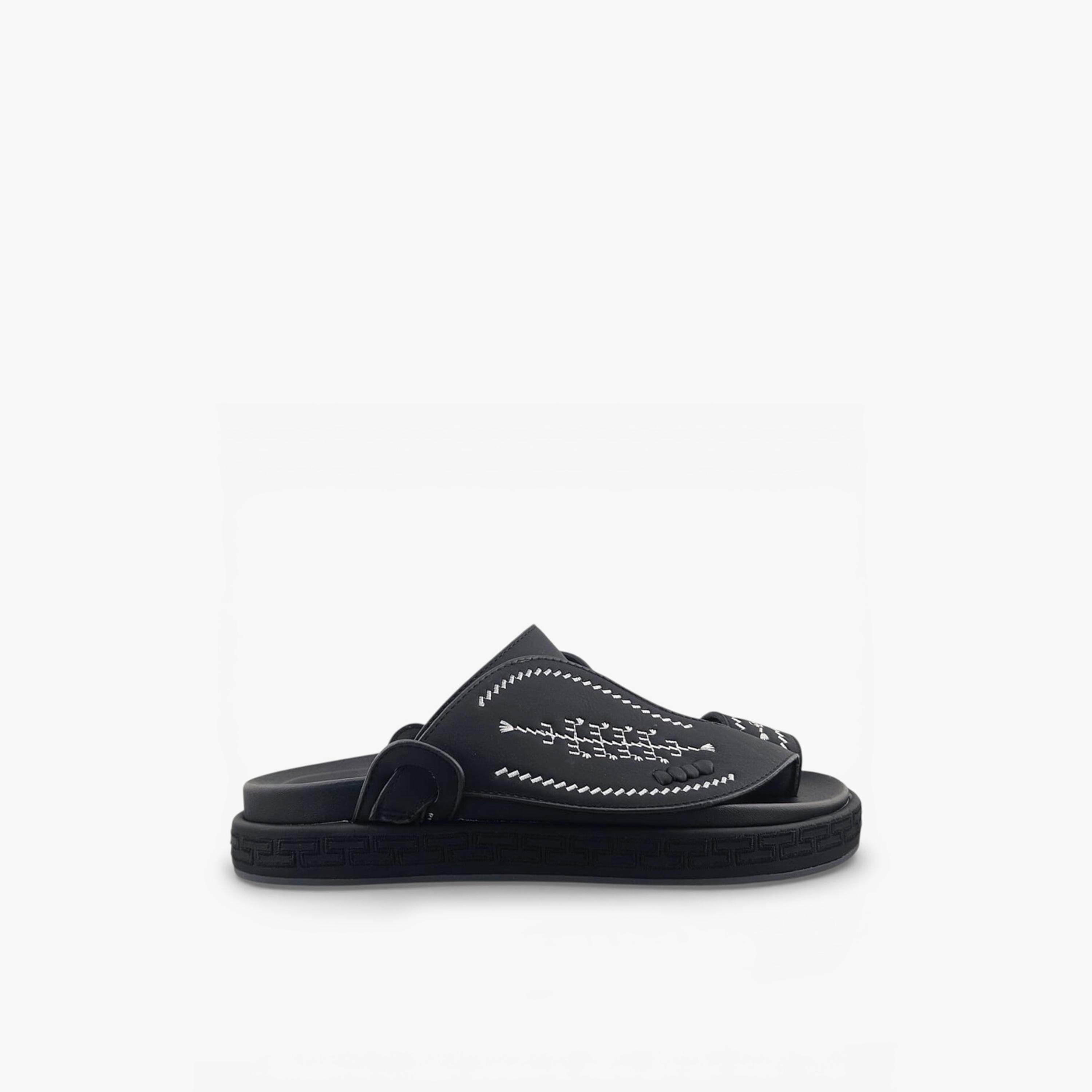 صندل عربي رجالي من ألفانوس بدون رباط – فخامة خالصة | 2602812-men-shoes-sandals-image-2