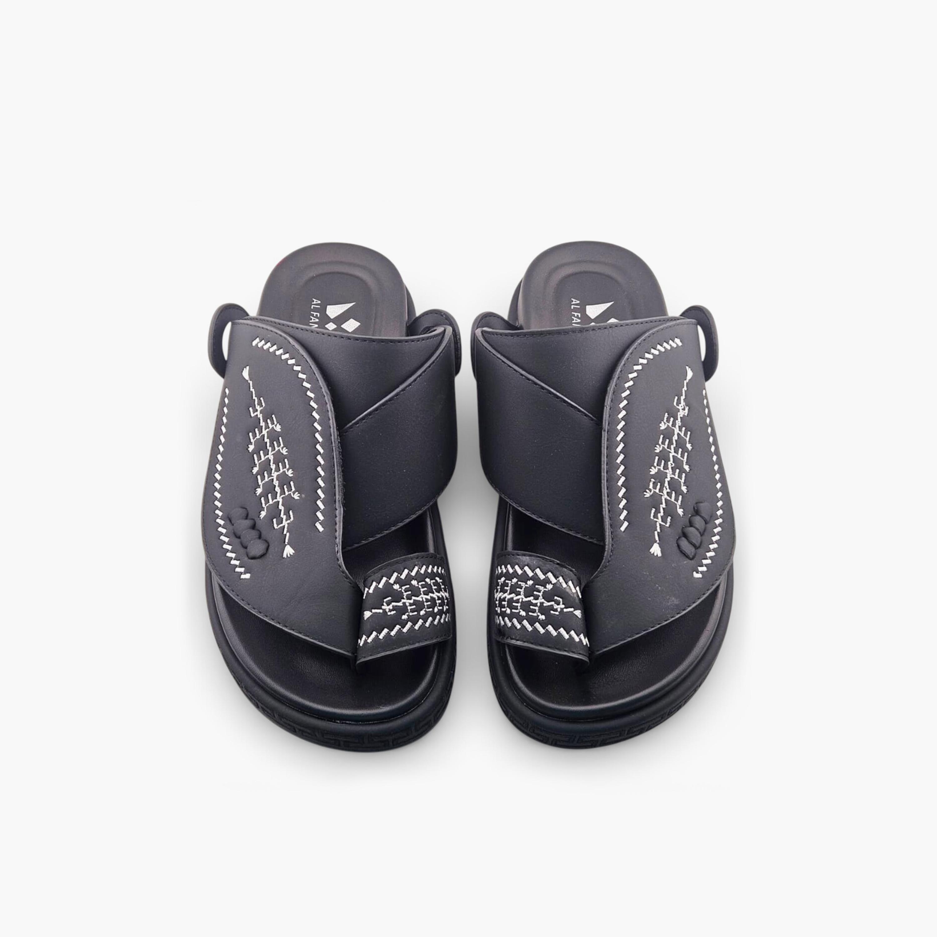 صندل عربي رجالي من ألفانوس بدون رباط – فخامة خالصة | 2602812-men-shoes-sandals-image-3