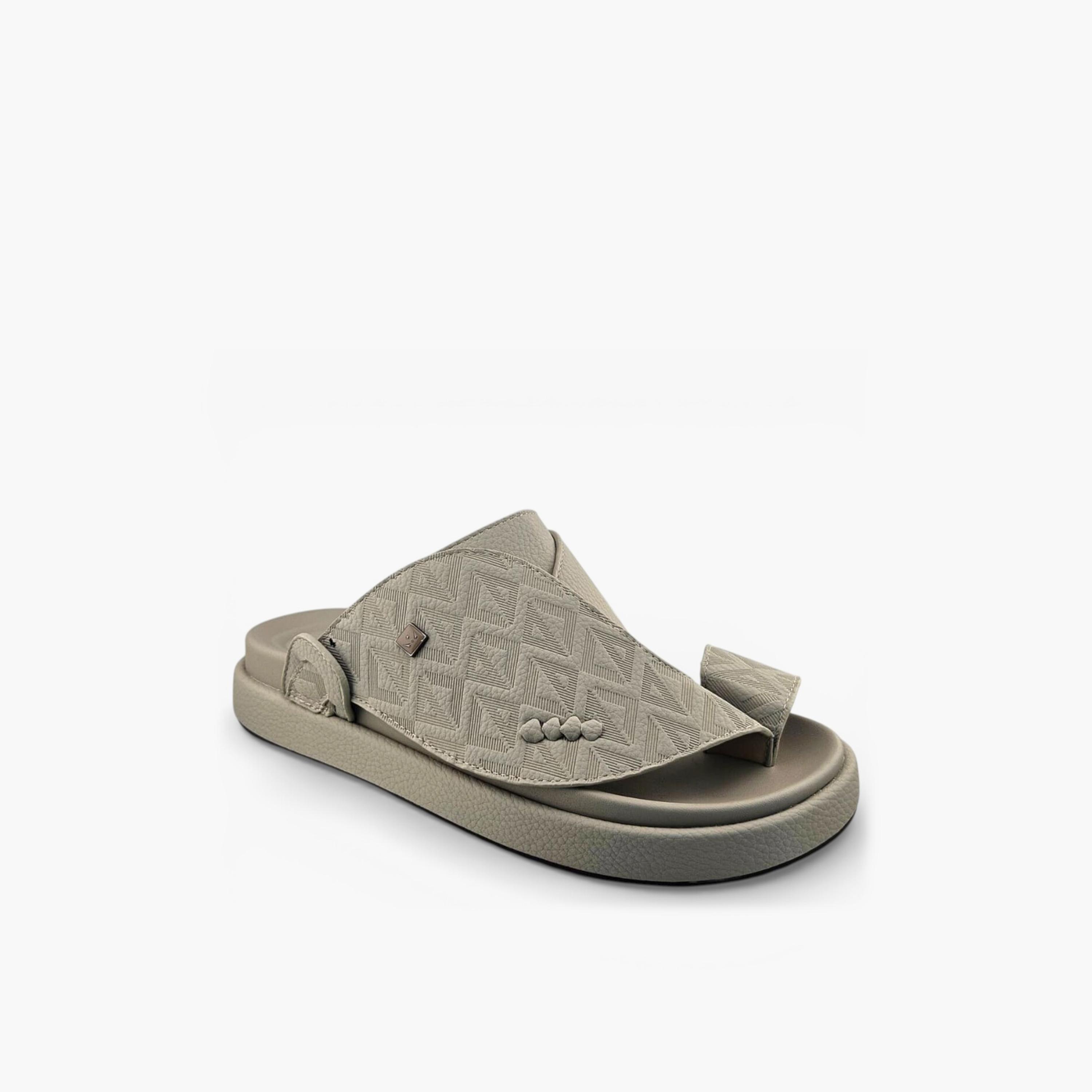 صندل عربي رجالي من ألفانوس بدون رباط – فخامة خالصة | 2602814-men-shoes-sandals-image-1