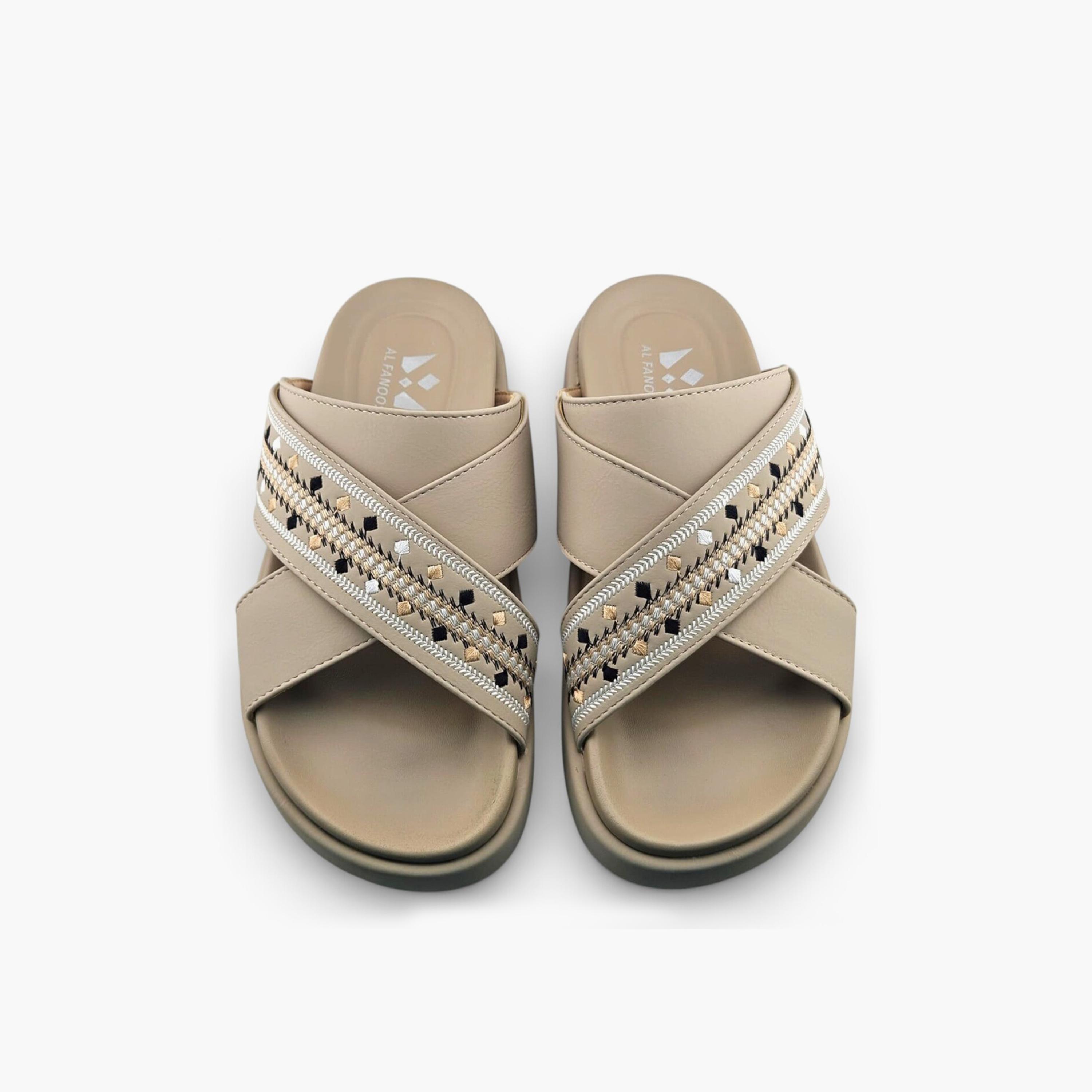 صندل عربي رجالي من ألفانوس بدون رباط – فخامة خالصة | 2602816-men-shoes-sandals-image-3