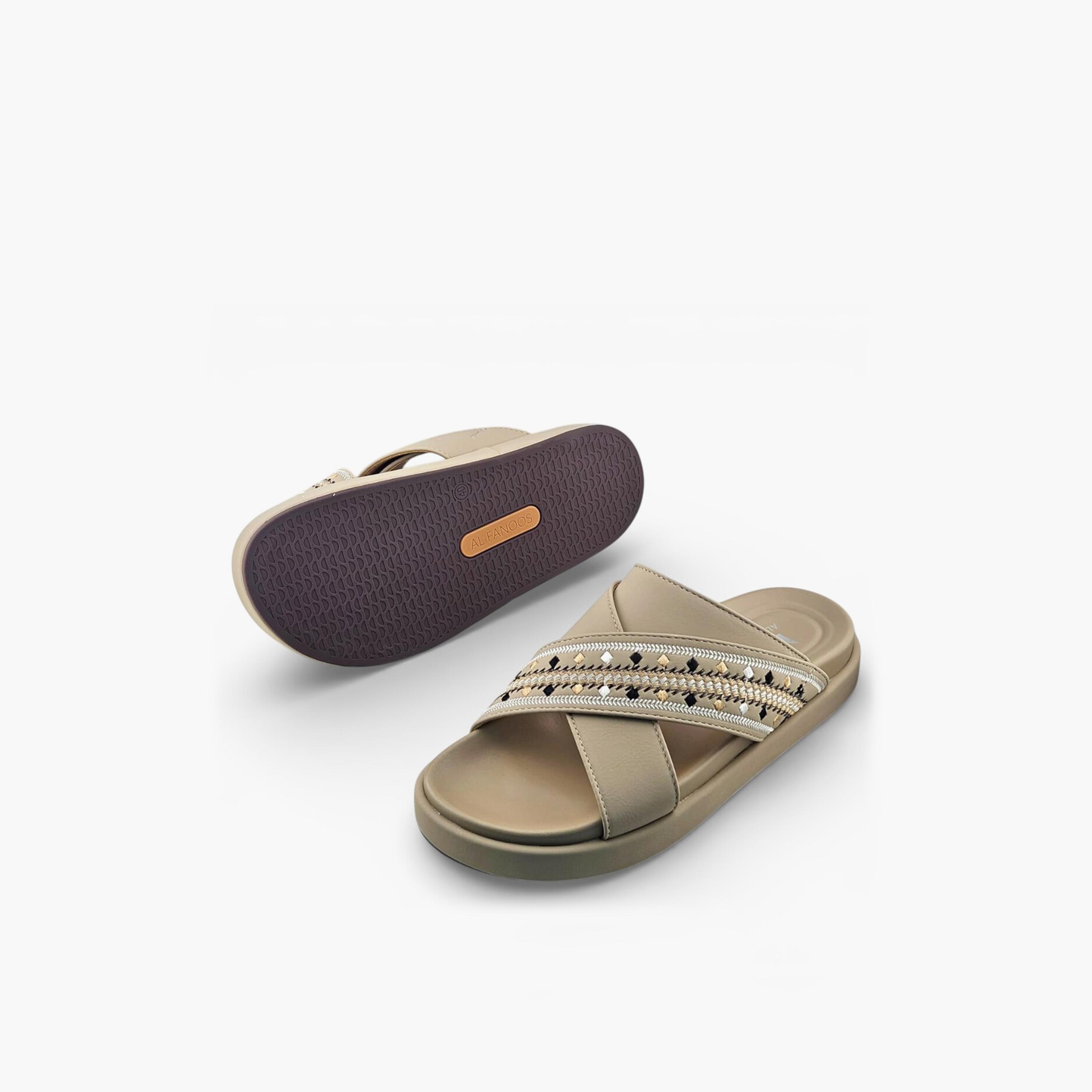 صندل عربي رجالي من ألفانوس بدون رباط – فخامة خالصة | 2602816-men-shoes-sandals-image-5
