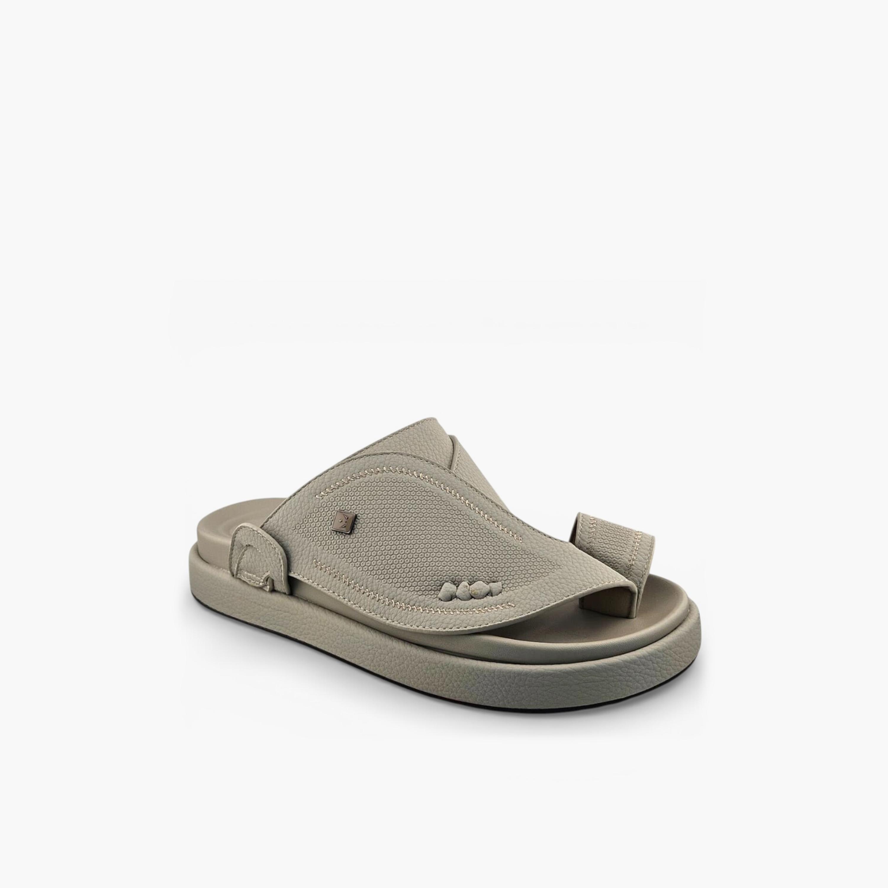 صندل عربي رجالي من ألفانوس بدون رباط – فخامة خالصة | 2602817-men-shoes-sandals-image-1