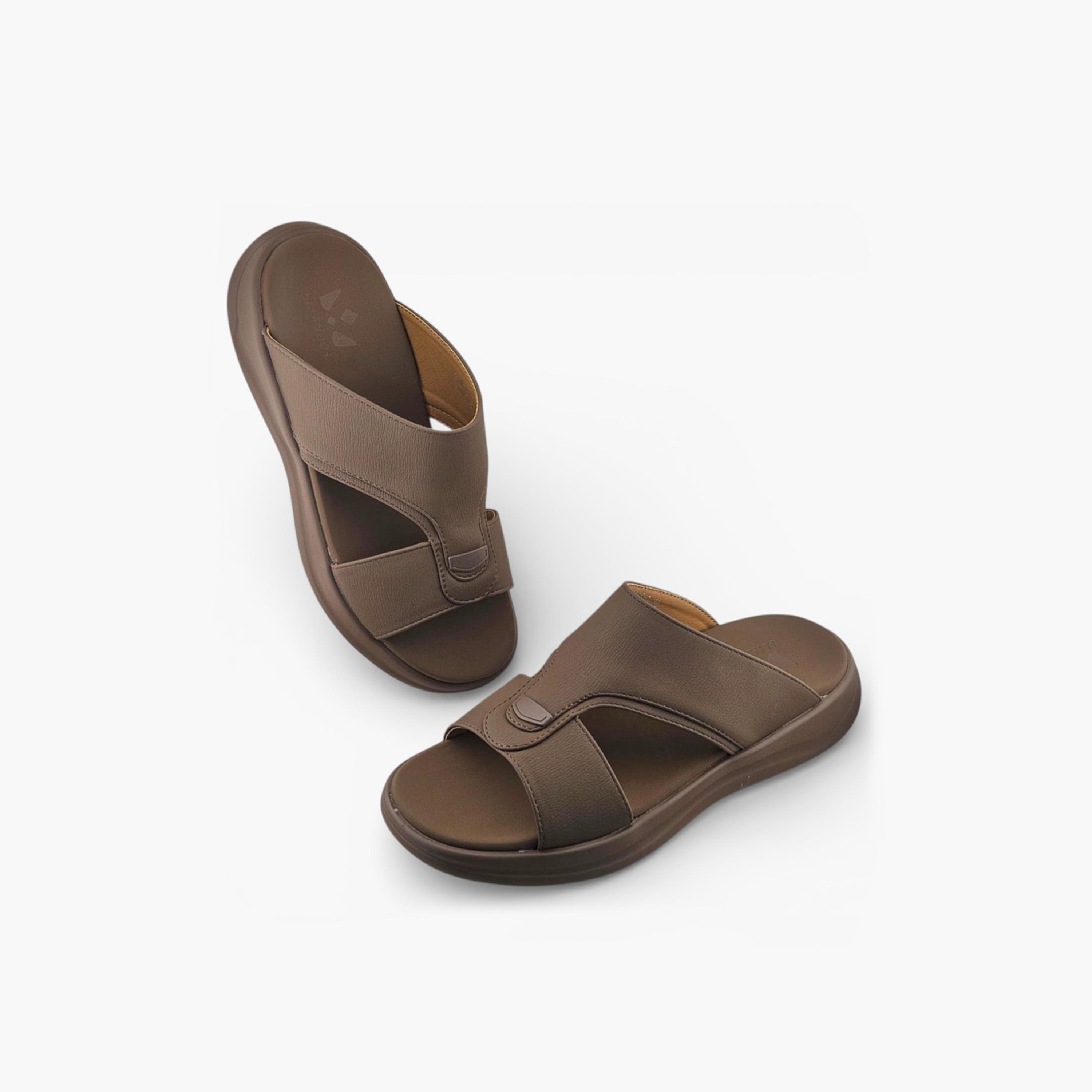 صندل عربي رجالي من ألفانوس بدون رباط – فخامة خالصة | 2602819-men-shoes-sandals-image-4