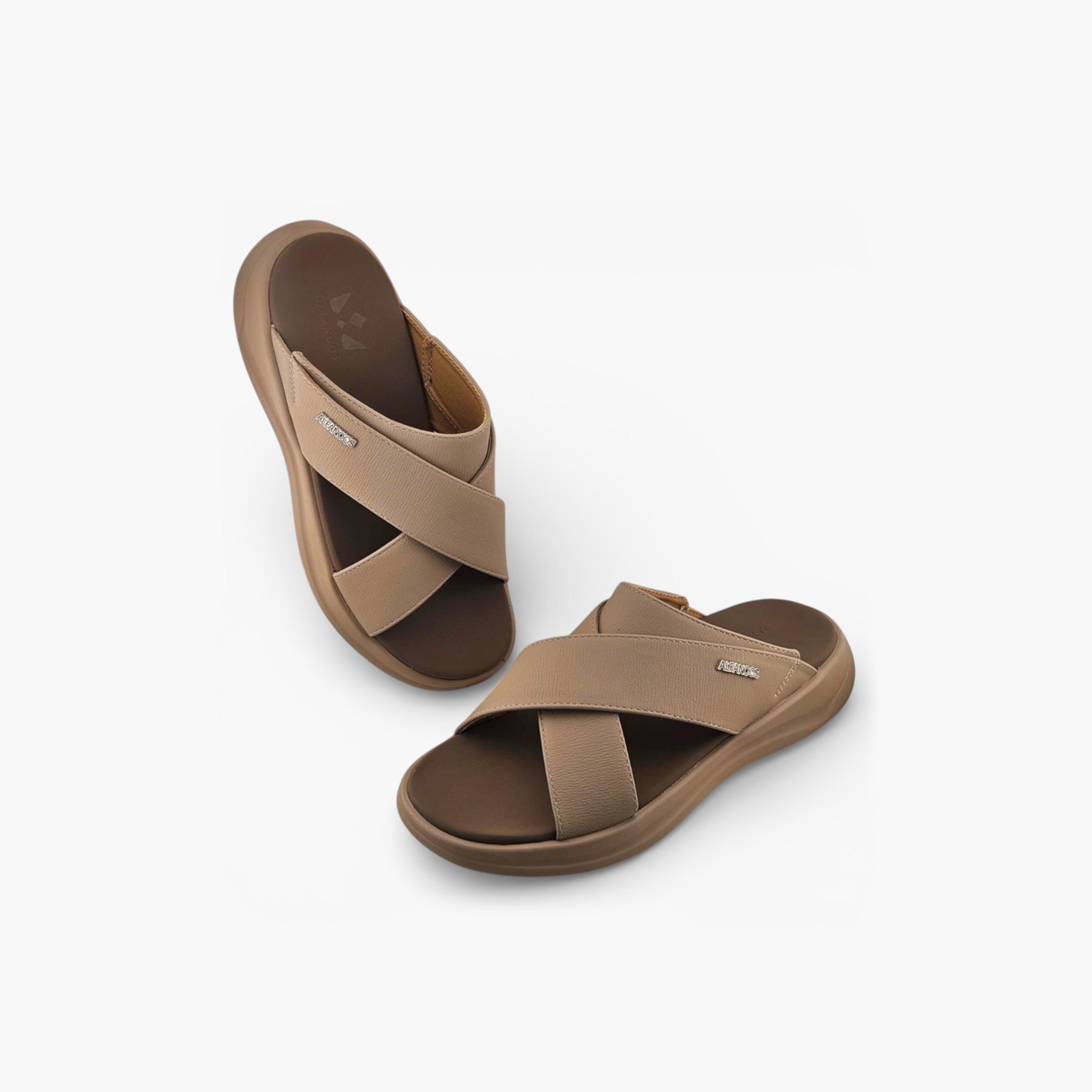 صندل عربي رجالي من ألفانوس بدون رباط – فخامة خالصة | 2602820-men-shoes-sandals-image-2