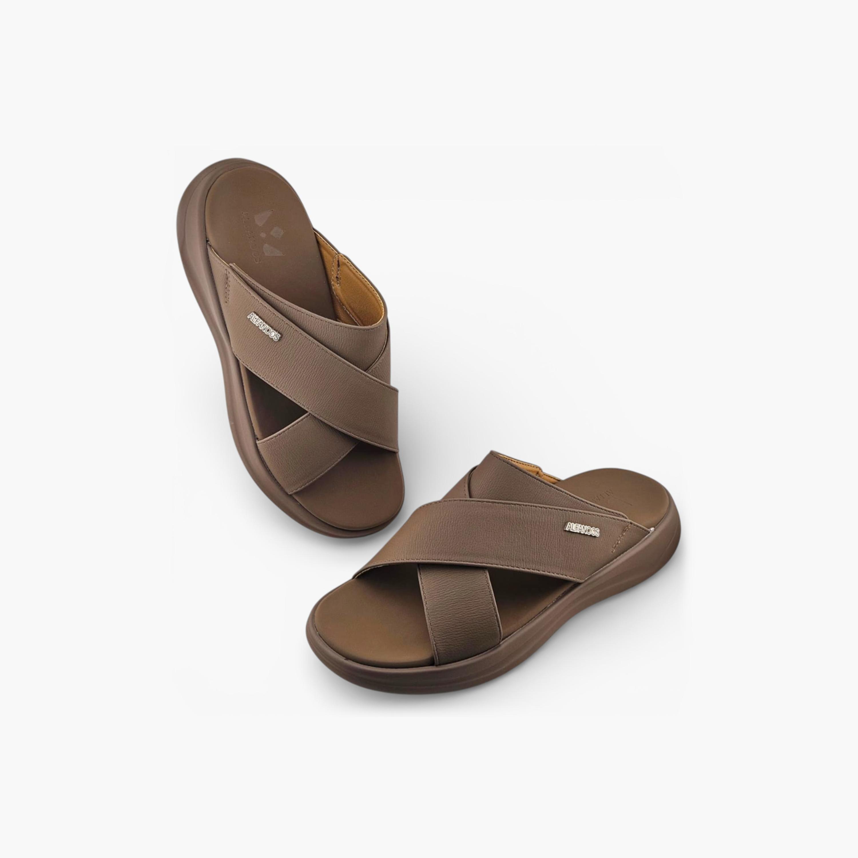 صندل عربي رجالي من ألفانوس بدون رباط – فخامة خالصة | 2602820-men-shoes-sandals-image-2