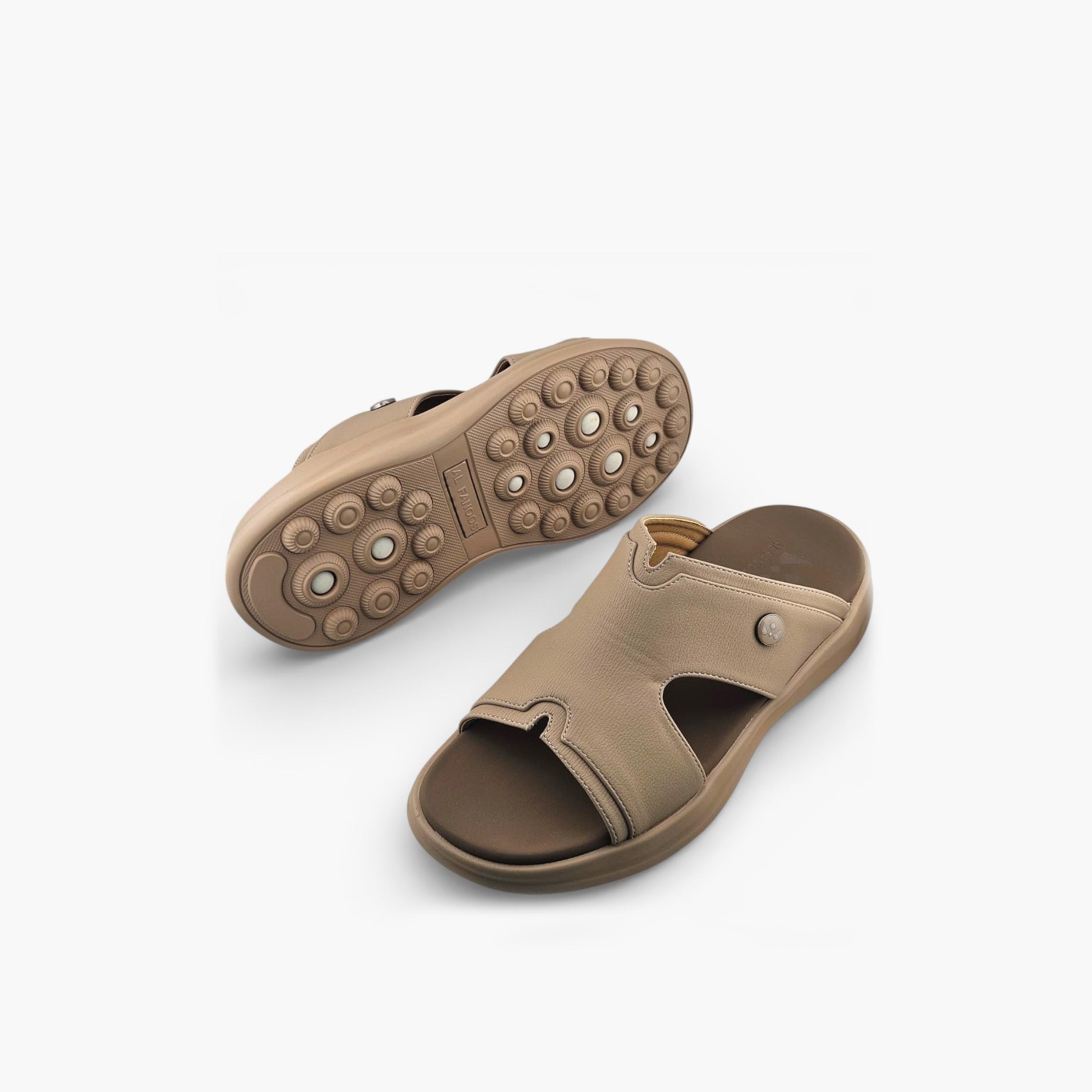 صندل عربي رجالي من ألفانوس بدون رباط – فخامة خالصة | 2602823-men-shoes-sandals-image-5