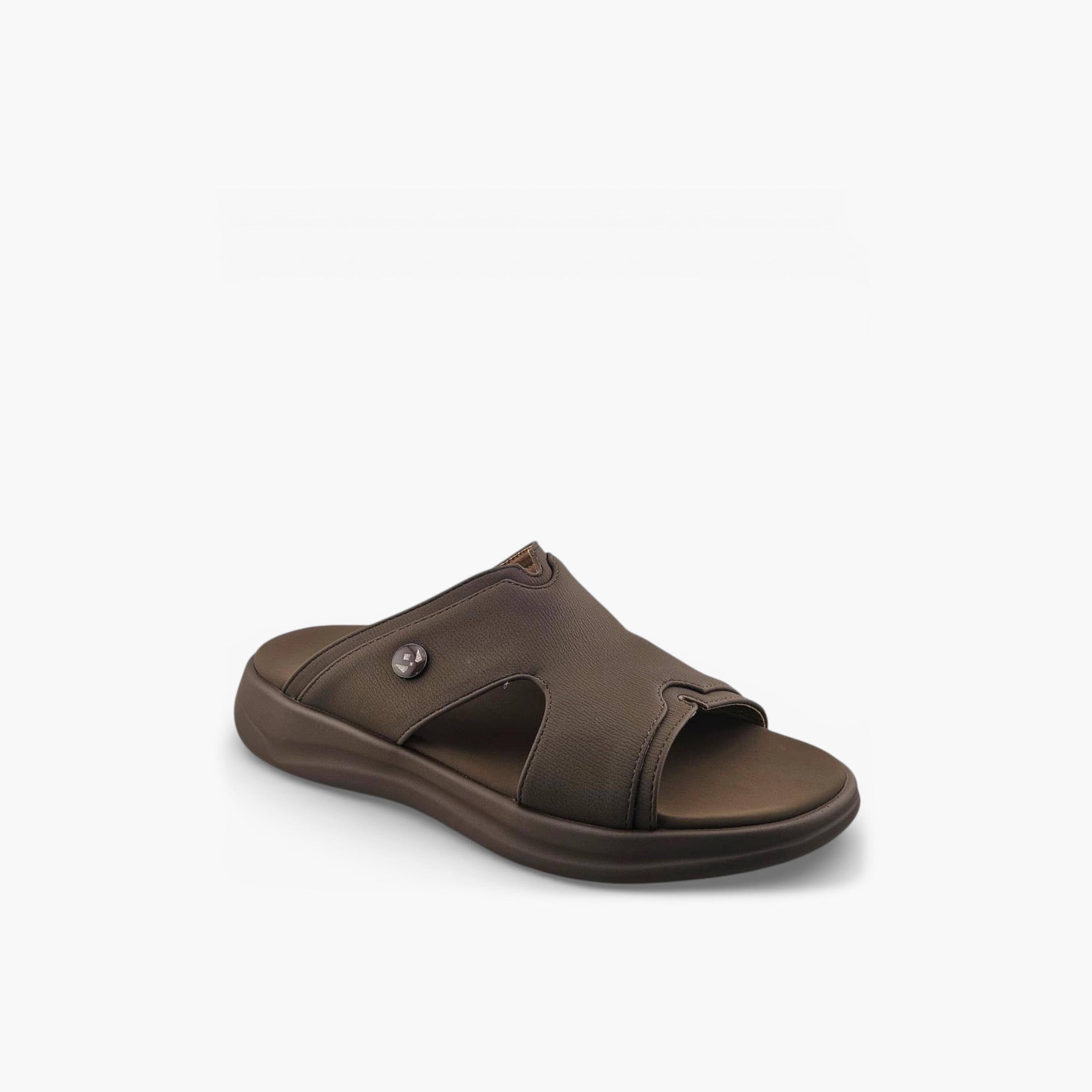صندل عربي رجالي من ألفانوس بدون رباط – فخامة خالصة | 2602823-men-shoes-sandals-image-1
