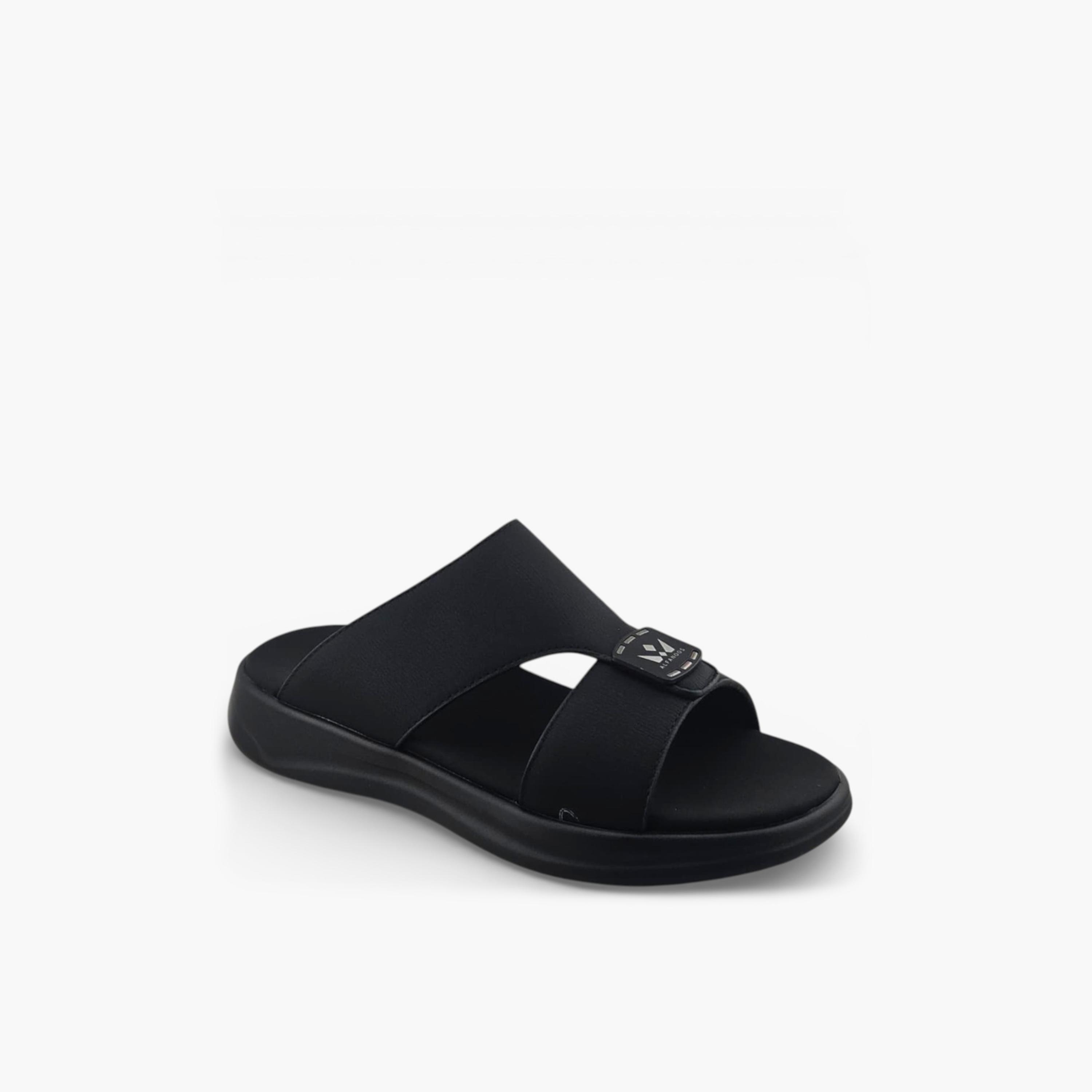 صندل عربي رجالي من ألفانوس بدون رباط – فخامة خالصة | 2602824-men-shoes-sandals-image-1