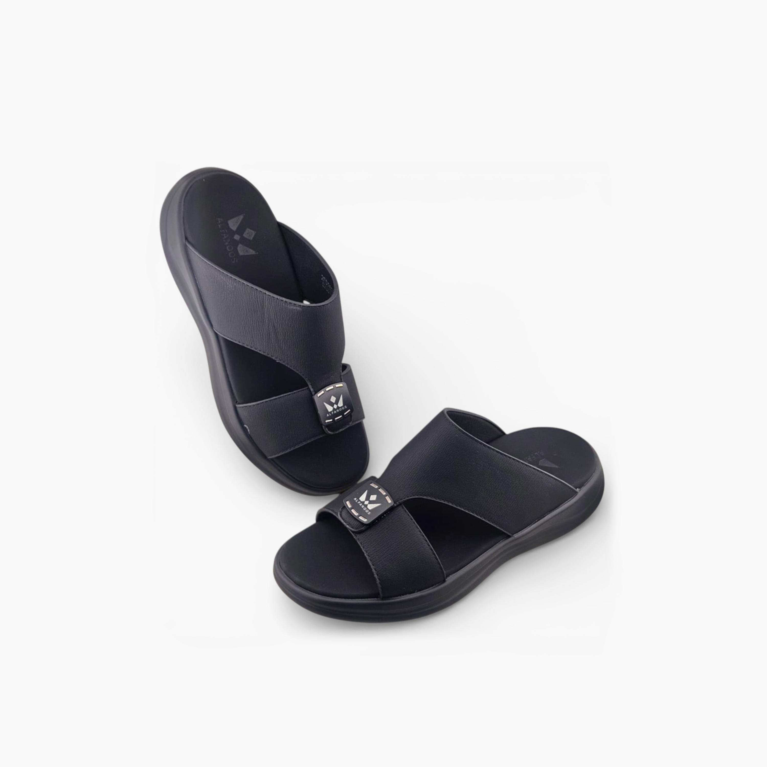 صندل عربي رجالي من ألفانوس بدون رباط – فخامة خالصة | 2602824-men-shoes-sandals-image-2