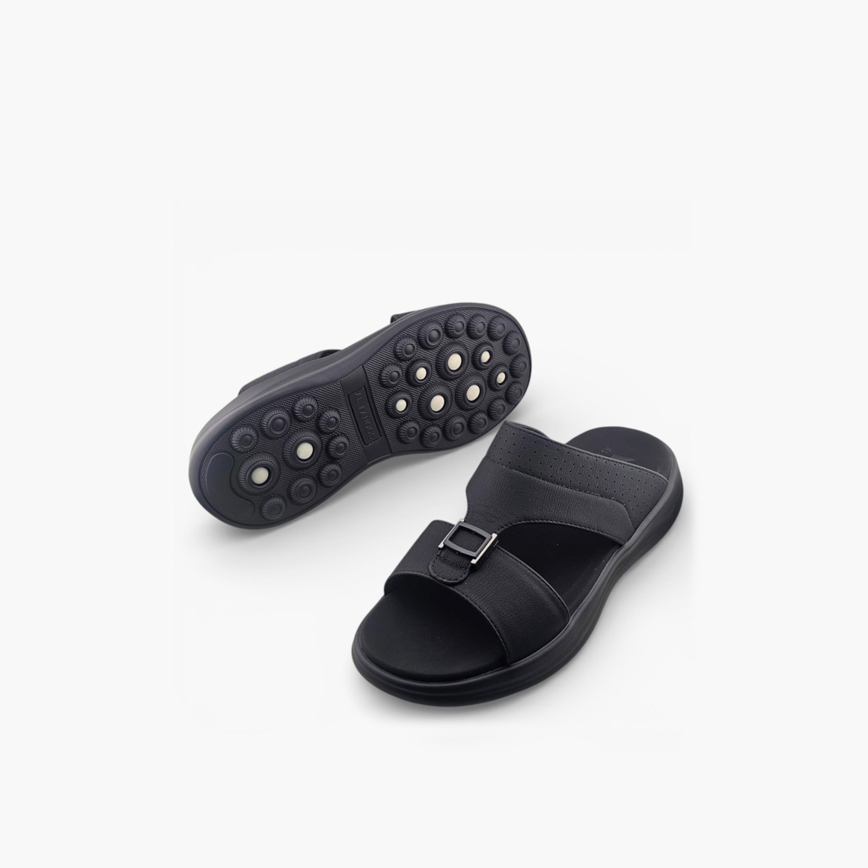 صندل عربي رجالي من ألفانوس بدون رباط – فخامة خالصة | 2602825-men-shoes-sandals-image-5