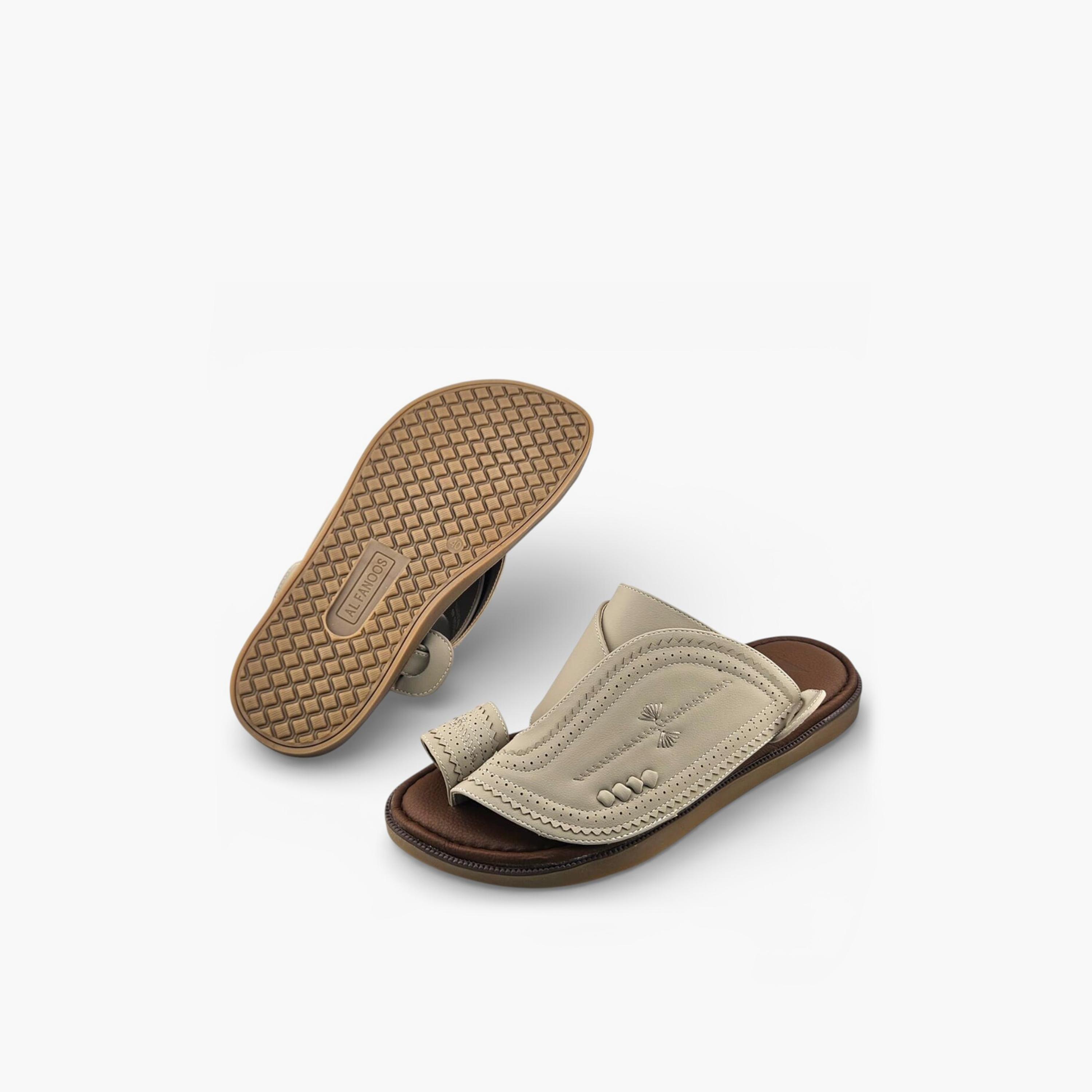 صندل عربي رجالي من ألفانوس بدون رباط – فخامة خالصة | 2602826-men-shoes-sandals-image-5