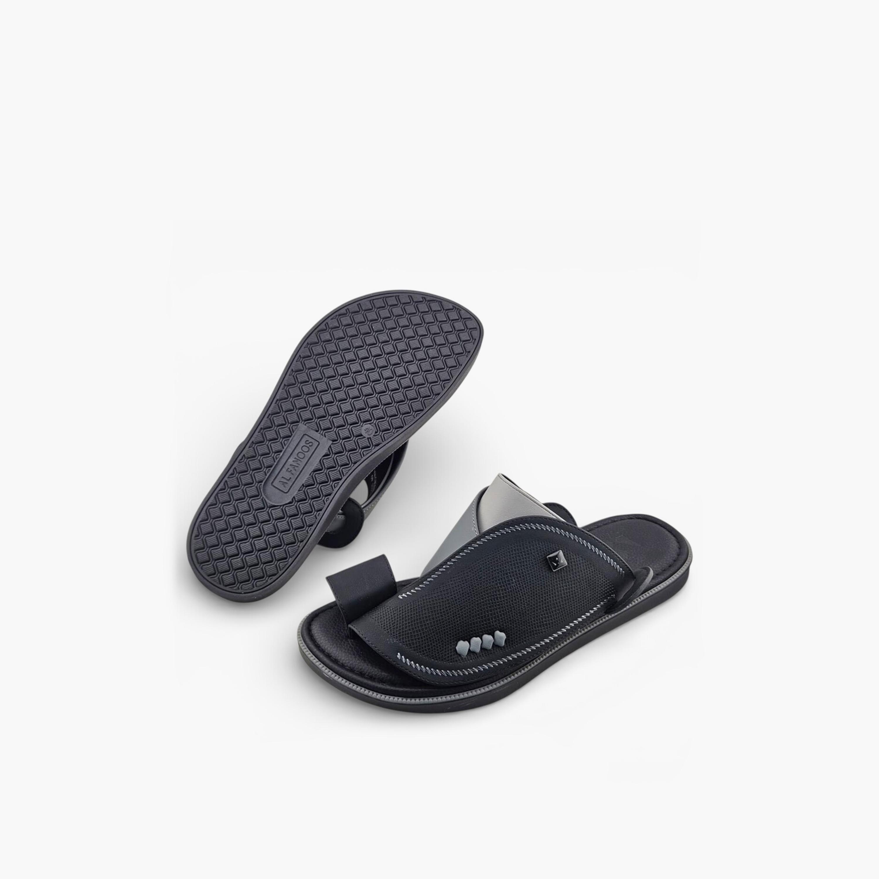 صندل عربي رجالي من ألفانوس بدون رباط – فخامة خالصة | 2602827-men-shoes-sandals-image-5