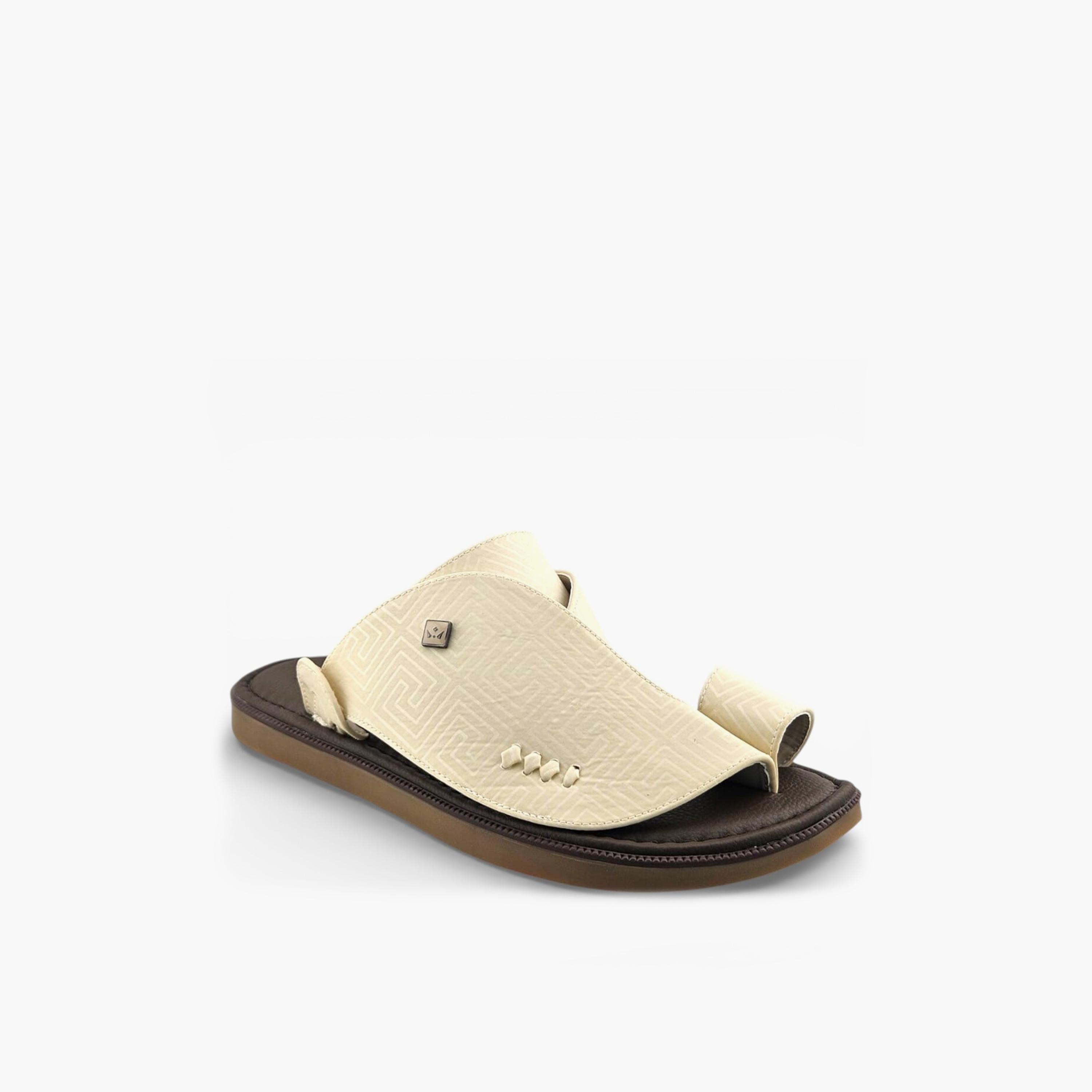 صندل عربي رجالي من ألفانوس بدون رباط – فخامة خالصة | 2602828-men-shoes-sandals-image-1