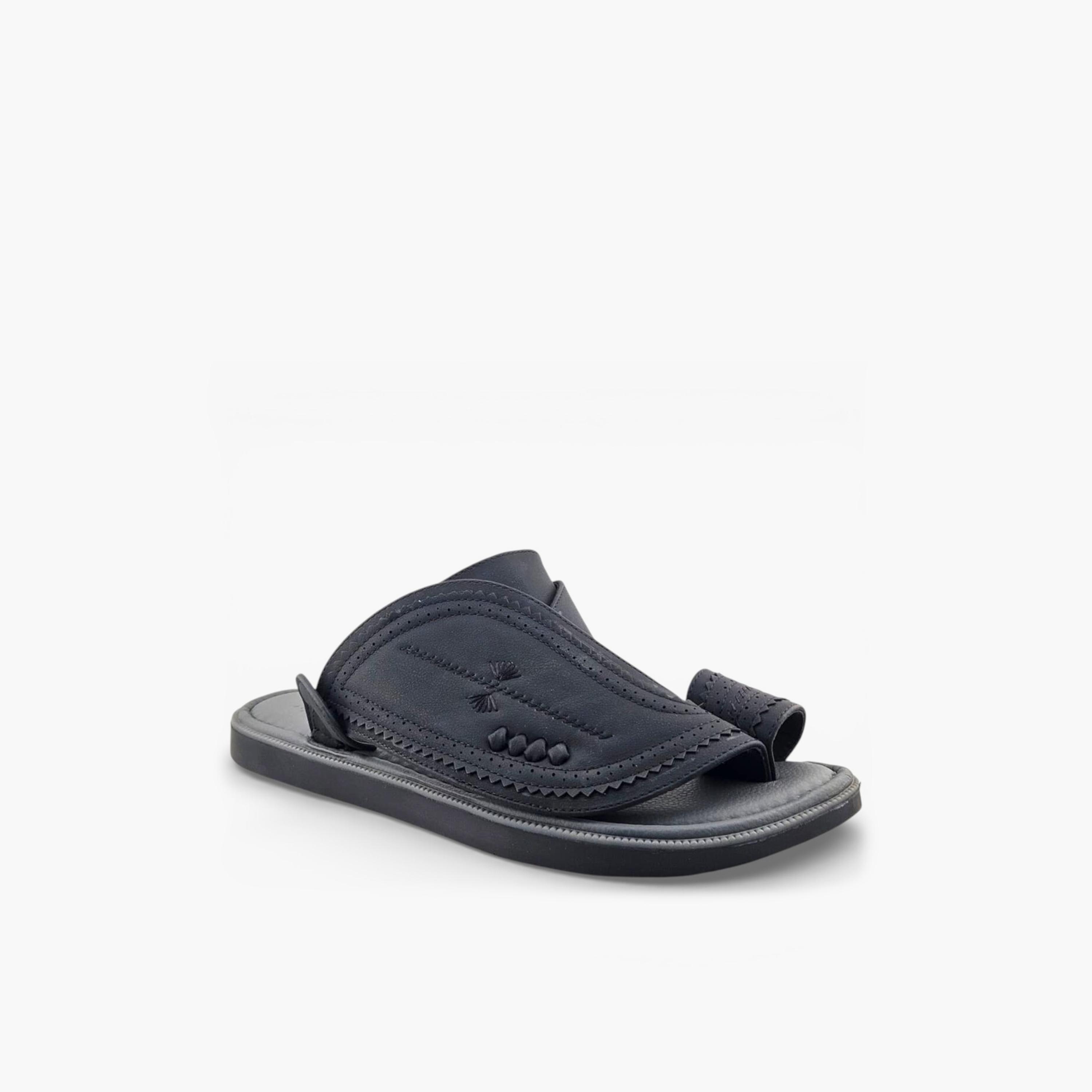 Al Fanoos Men's Slip On Signature Royale Arabic Sandals | 2602829-men-shoes-sandals-image-1