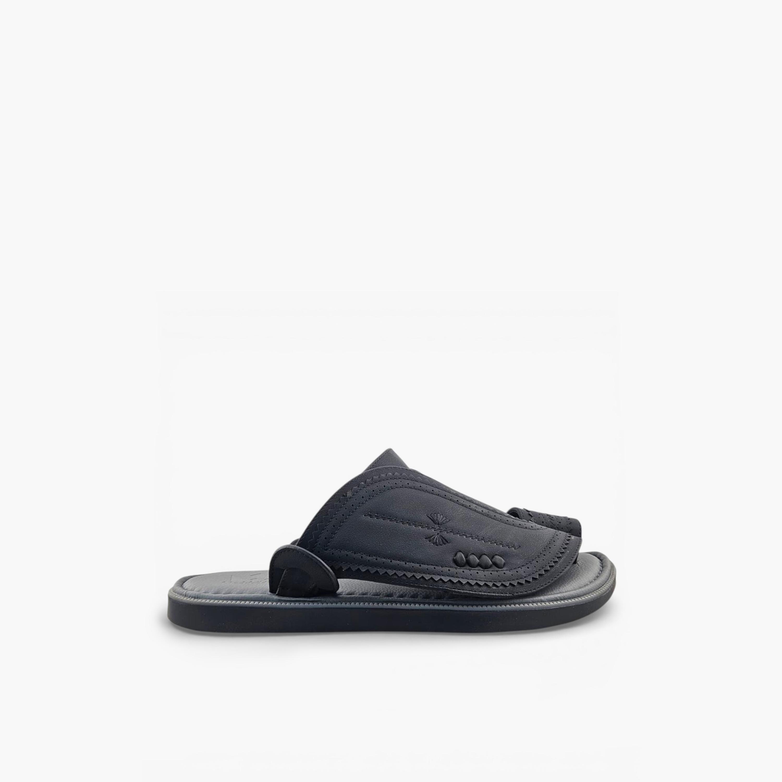 Al Fanoos Men's Slip On Signature Royale Arabic Sandals | 2602829-men-shoes-sandals-image-2
