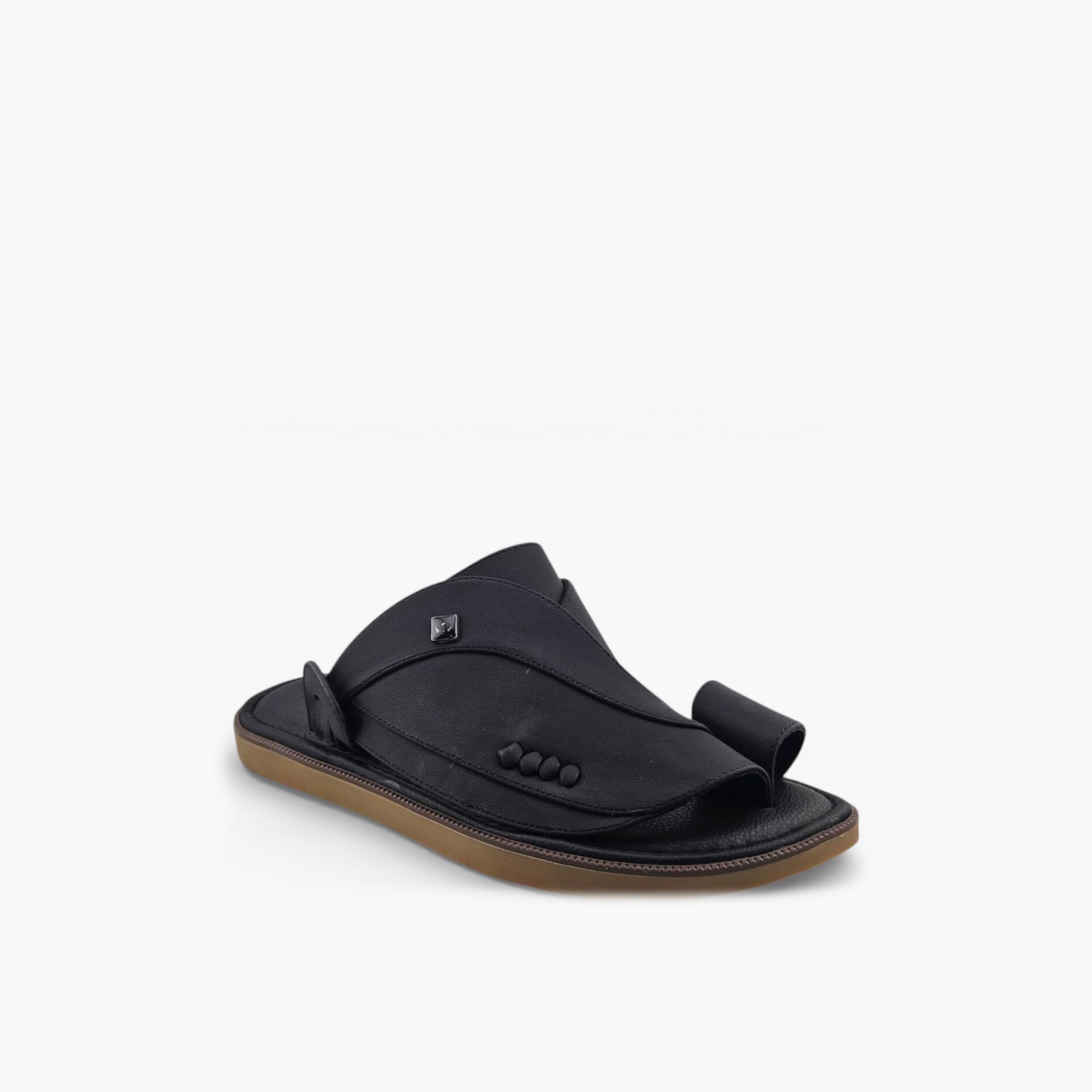 Al Fanoos Men's Slip On Signature Royale Arabic Sandals | 2602830-men-shoes-sandals-image-1