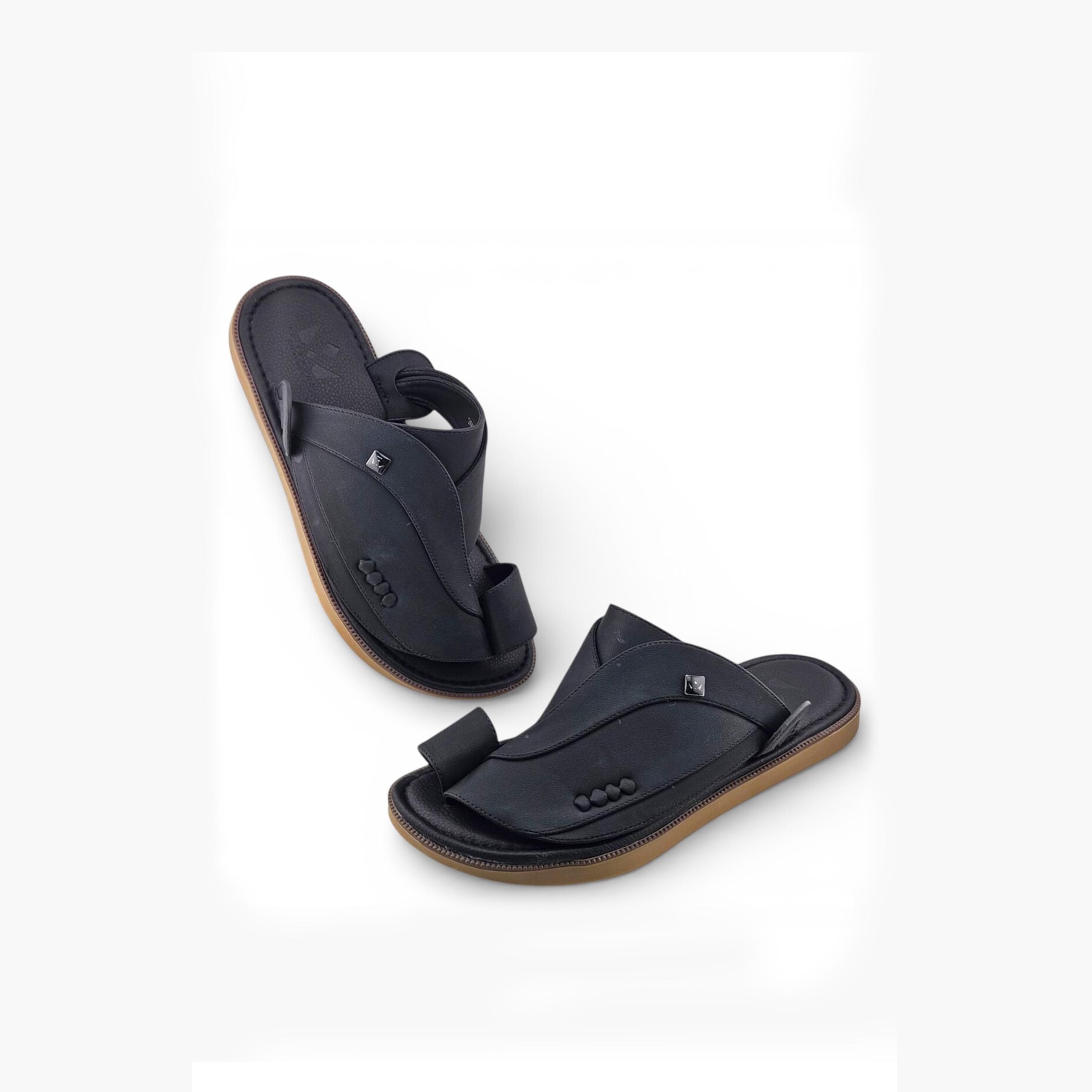 Al Fanoos Men's Slip On Signature Royale Arabic Sandals | 2602830-men-shoes-sandals-image-4