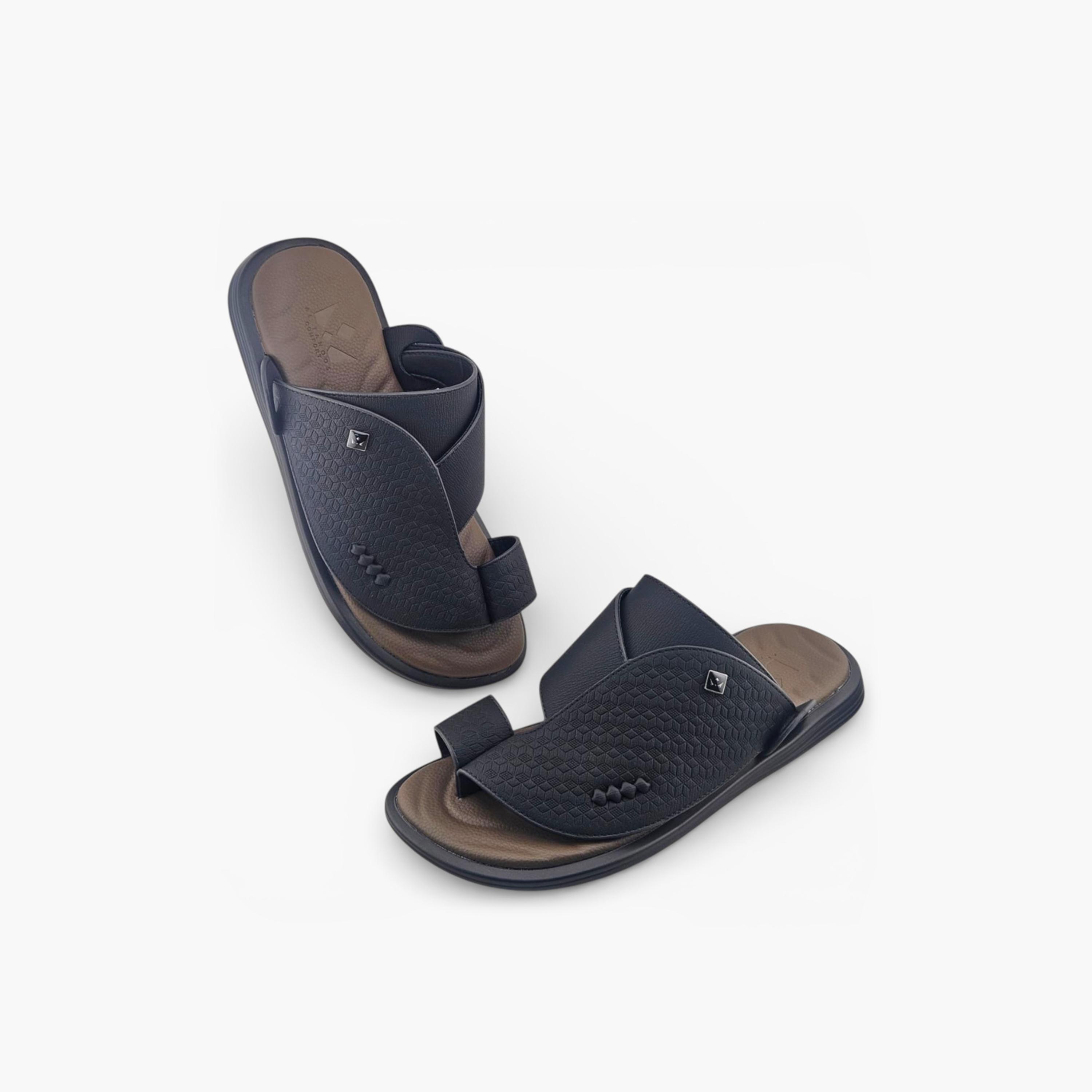 صندل عربي رجالي من ألفانوس بدون رباط – فخامة خالصة | 2602831-men-shoes-sandals-image-3