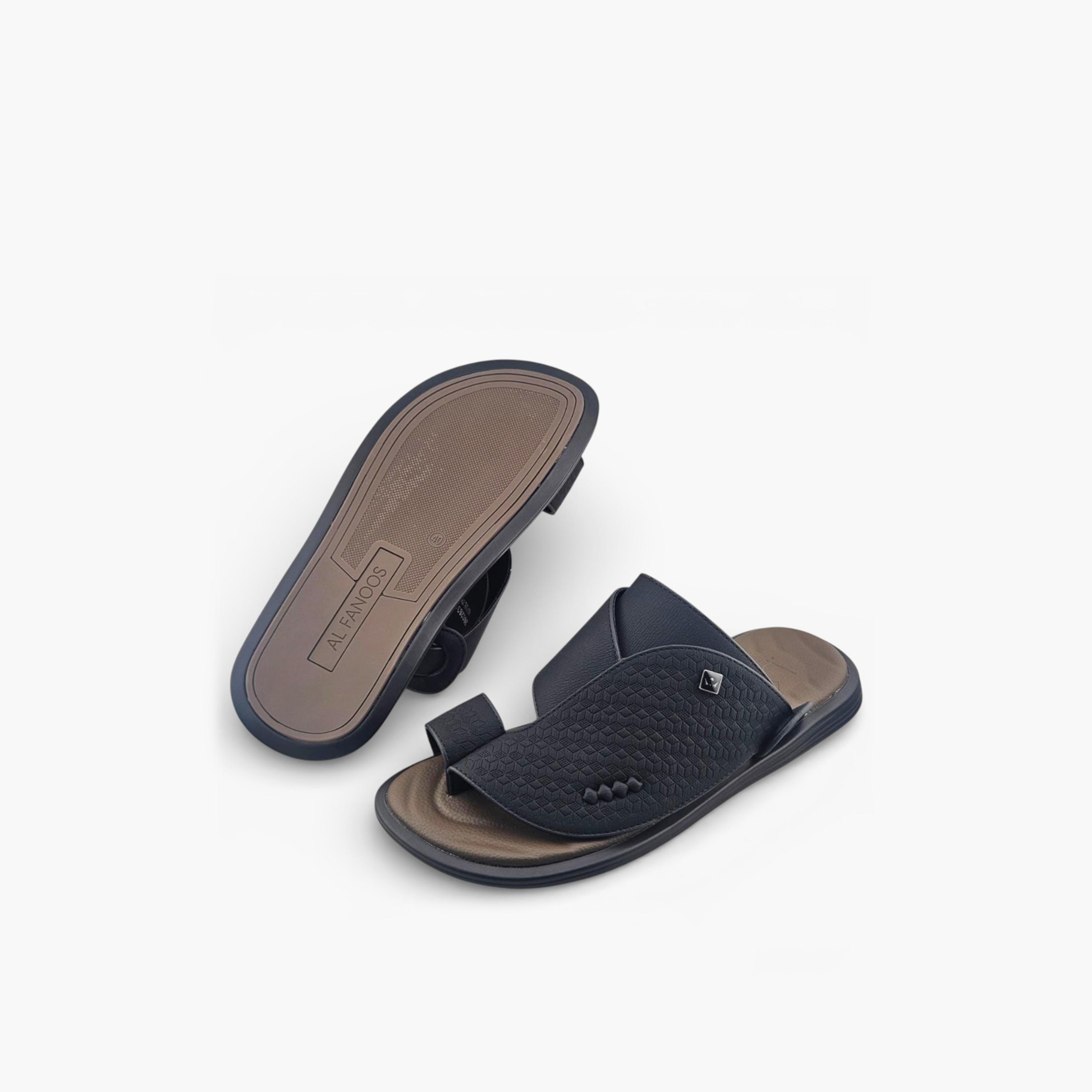 صندل عربي رجالي من ألفانوس بدون رباط – فخامة خالصة | 2602831-men-shoes-sandals-image-5