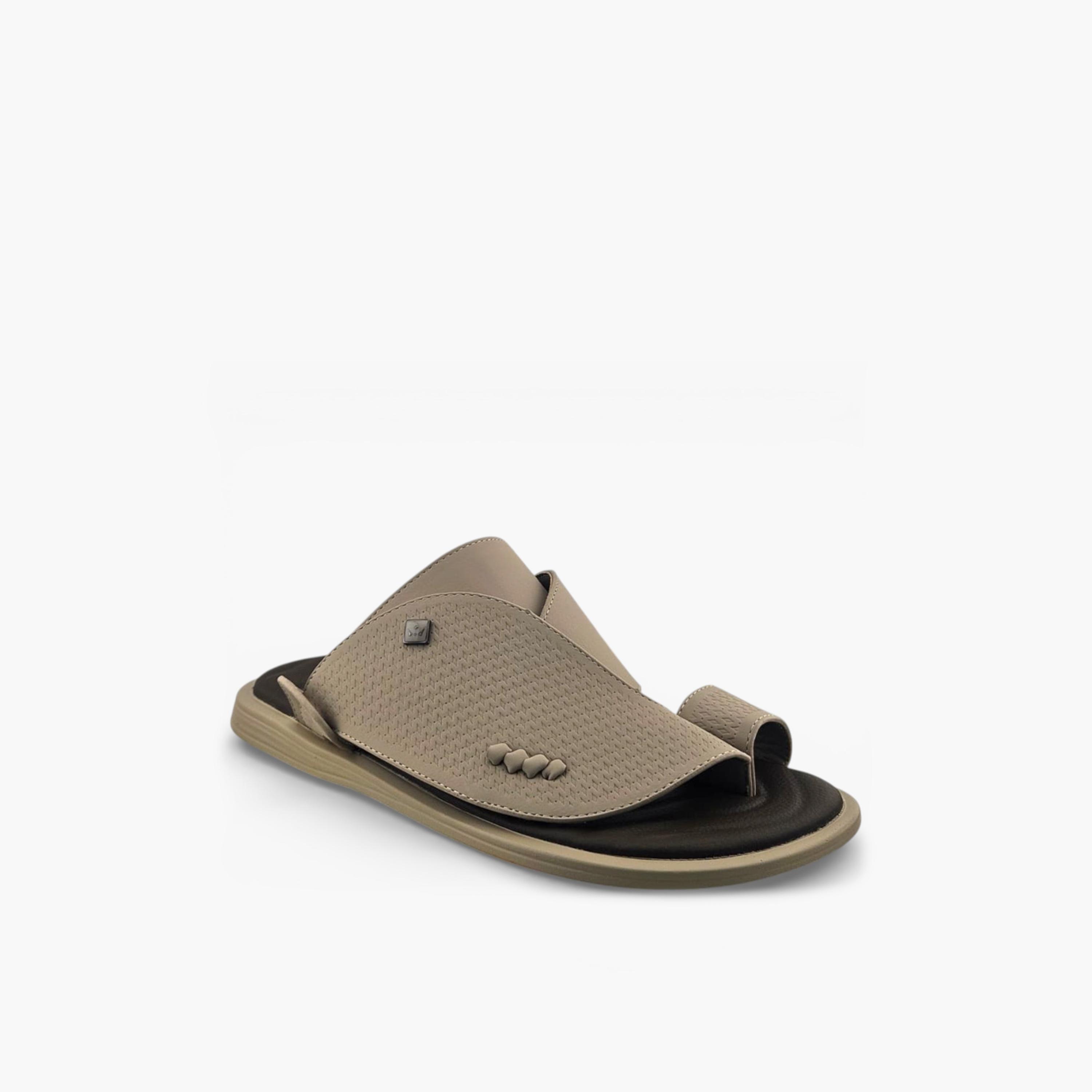 صندل عربي رجالي من ألفانوس بدون رباط – فخامة خالصة | 2602832-men-shoes-sandals-image-1