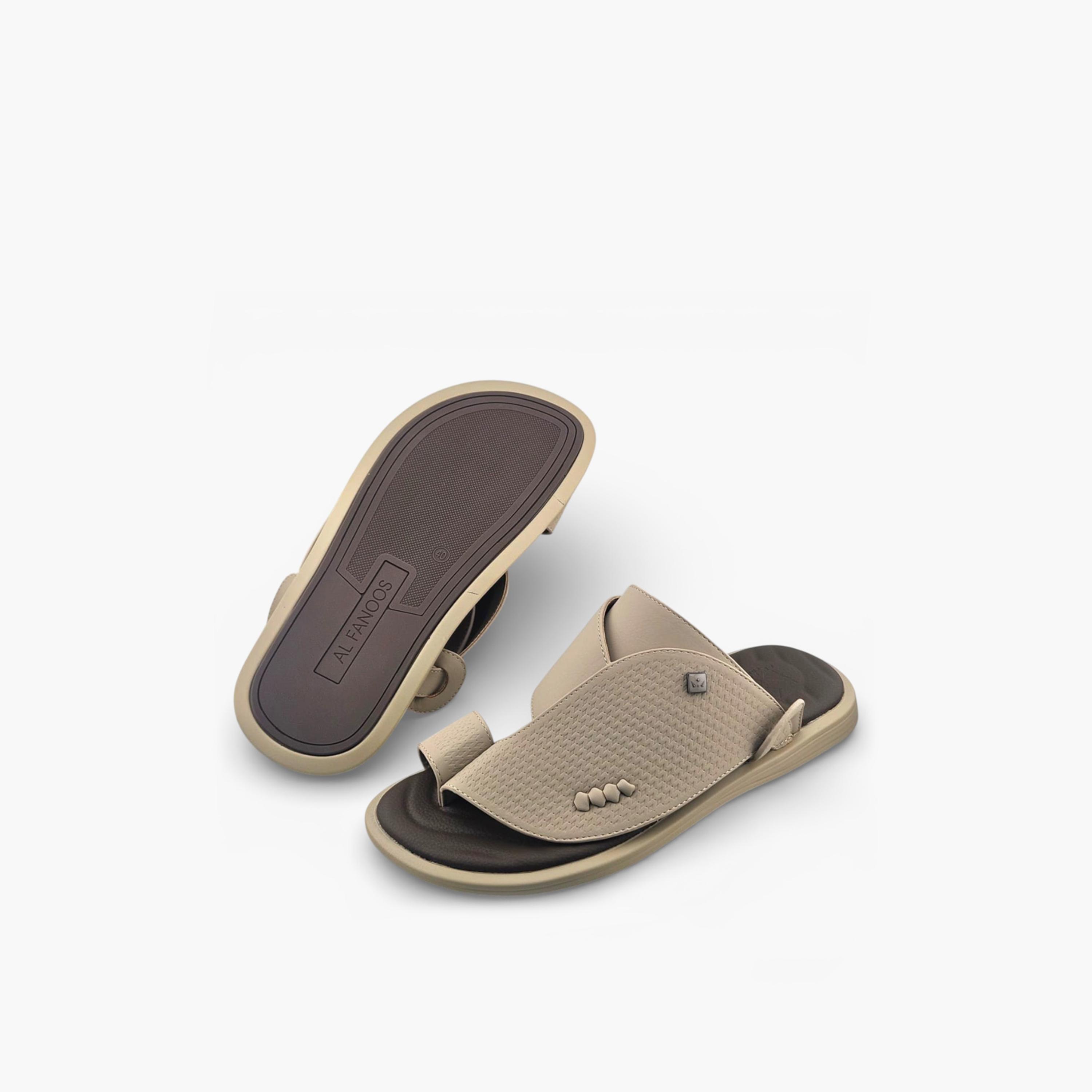 صندل عربي رجالي من ألفانوس بدون رباط – فخامة خالصة | 2602832-men-shoes-sandals-image-5