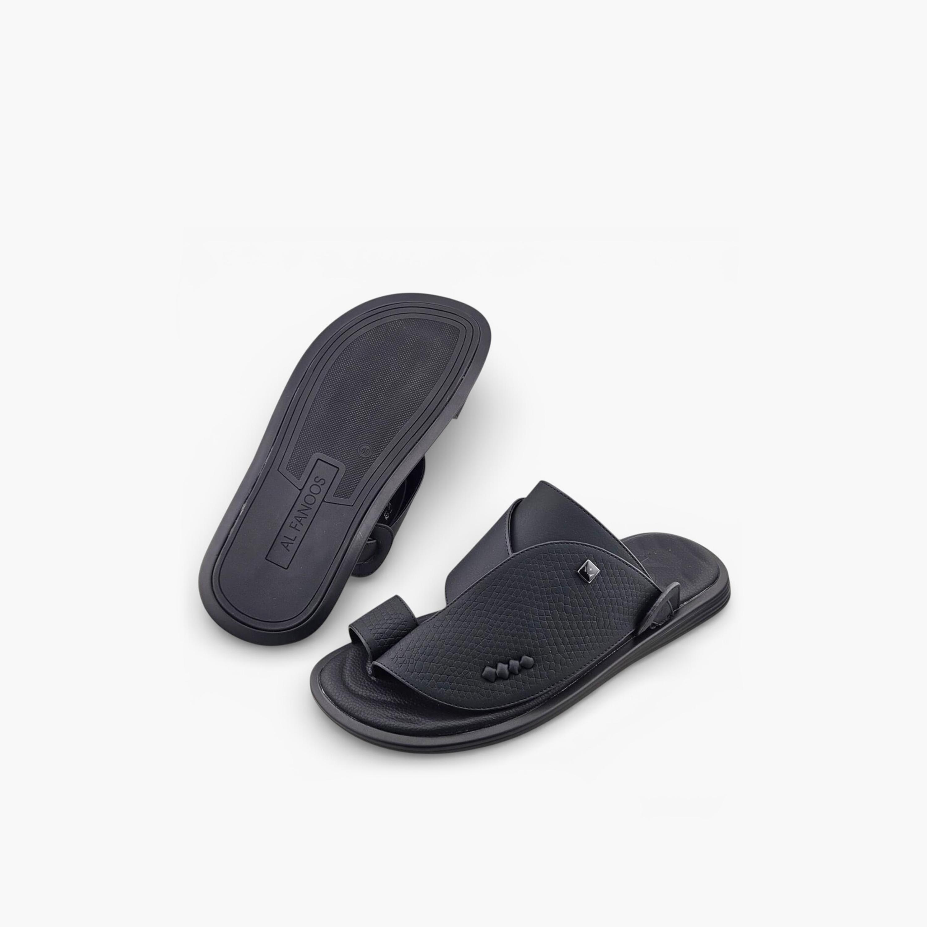 Al Fanoos Men's Slip On Oriental legacy Arabic Sandals | 2602833-men-shoes-sandals-image-4