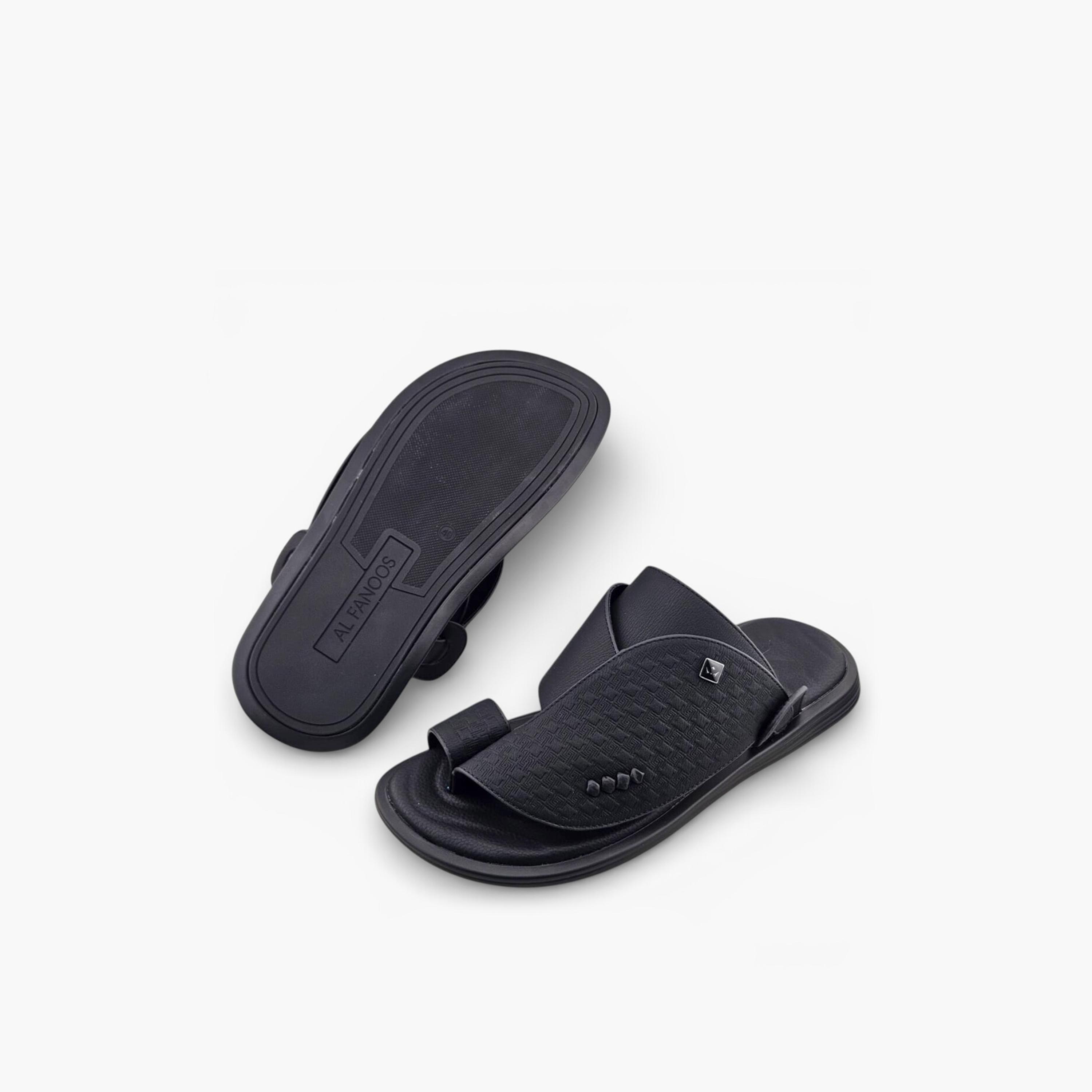 صندل عربي رجالي من ألفانوس بدون رباط – فخامة خالصة | 2602834-men-shoes-sandals-image-5