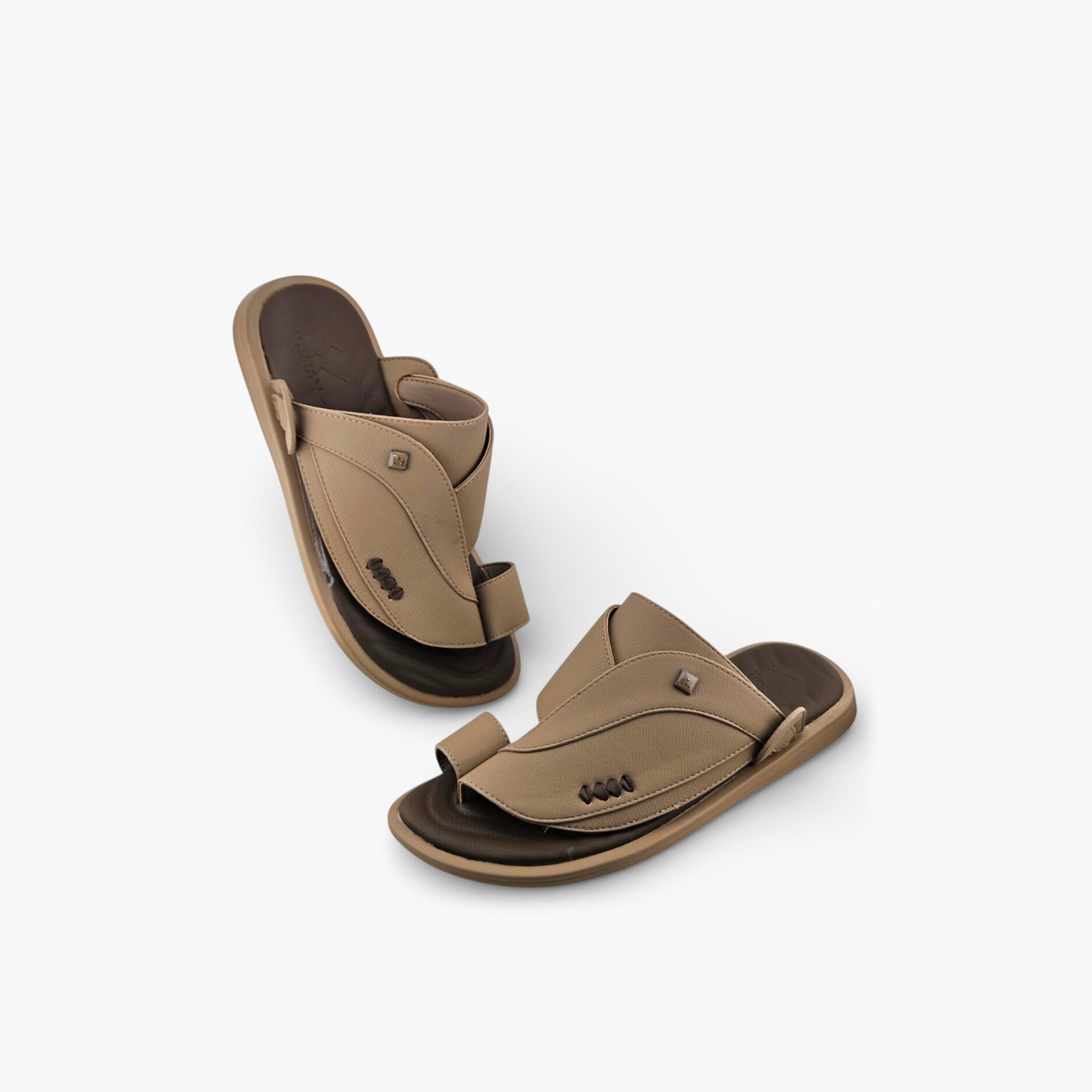 صندل عربي رجالي من ألفانوس بدون رباط – فخامة خالصة | 2602835-men-shoes-sandals-image-3