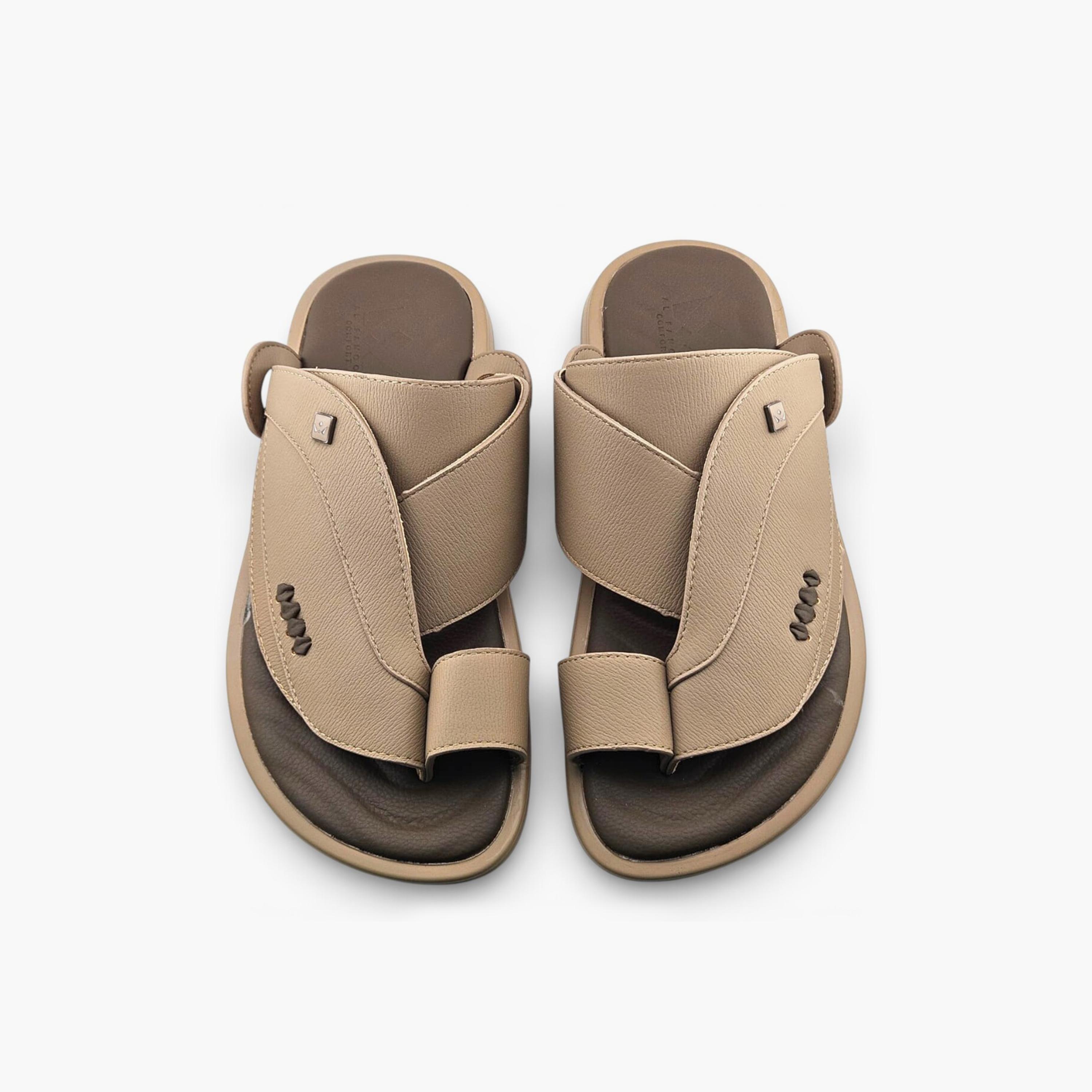 صندل عربي رجالي من ألفانوس بدون رباط – فخامة خالصة | 2602835-men-shoes-sandals-image-4