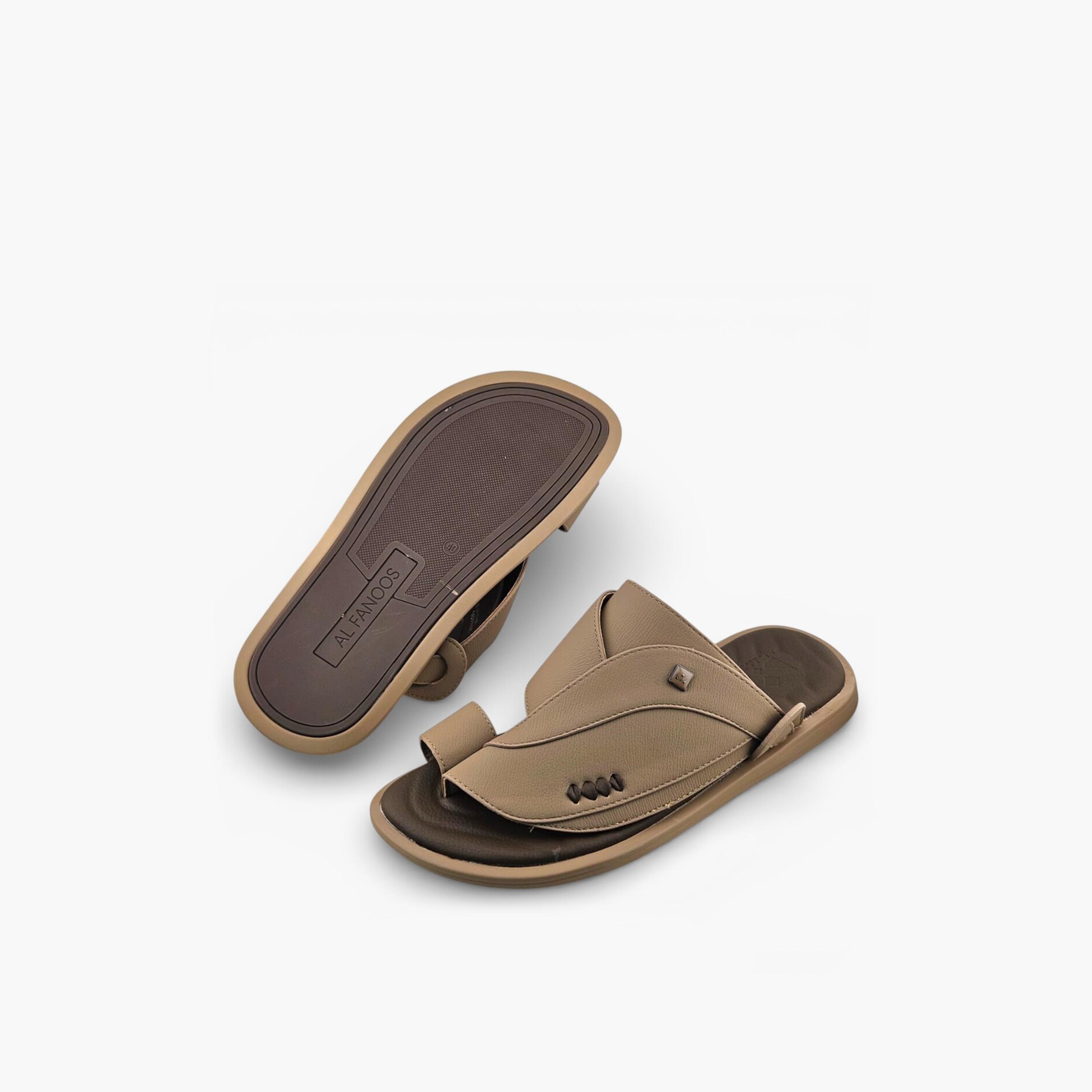 صندل عربي رجالي من ألفانوس بدون رباط – فخامة خالصة | 2602835-men-shoes-sandals-image-5