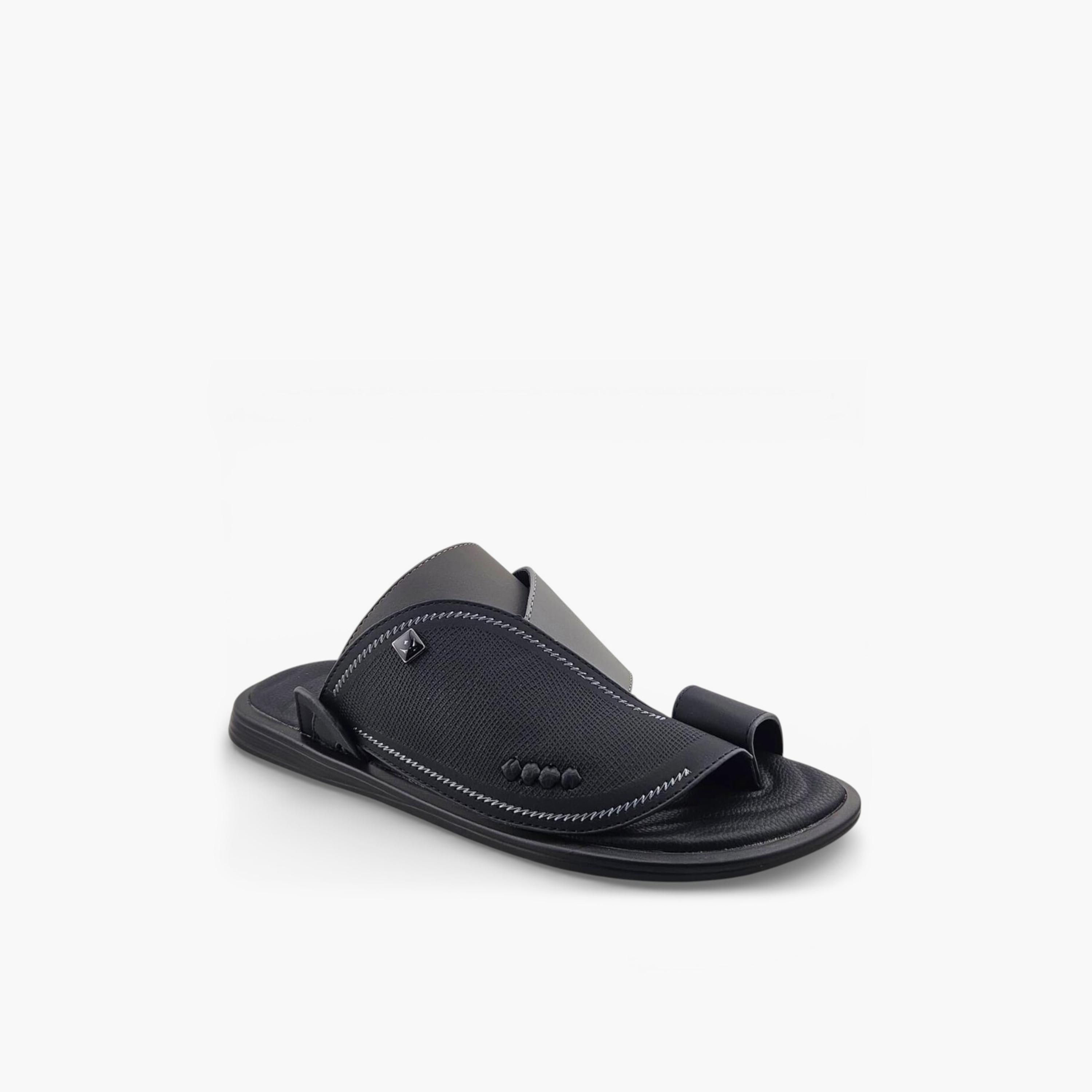 صندل عربي رجالي من ألفانوس بدون رباط – فخامة خالصة | 2602836-men-shoes-sandals-image-1