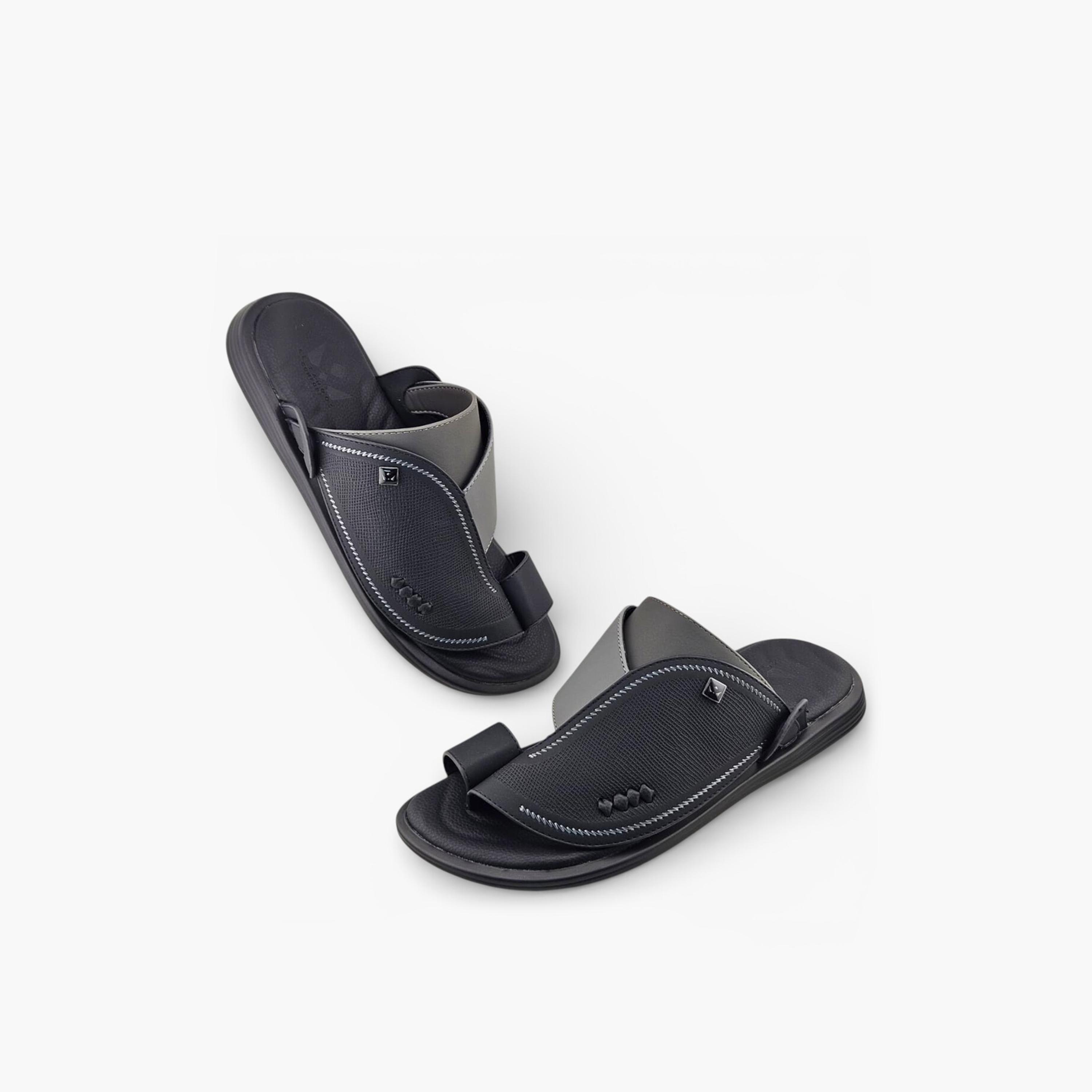 صندل عربي رجالي من ألفانوس بدون رباط – فخامة خالصة | 2602836-men-shoes-sandals-image-5