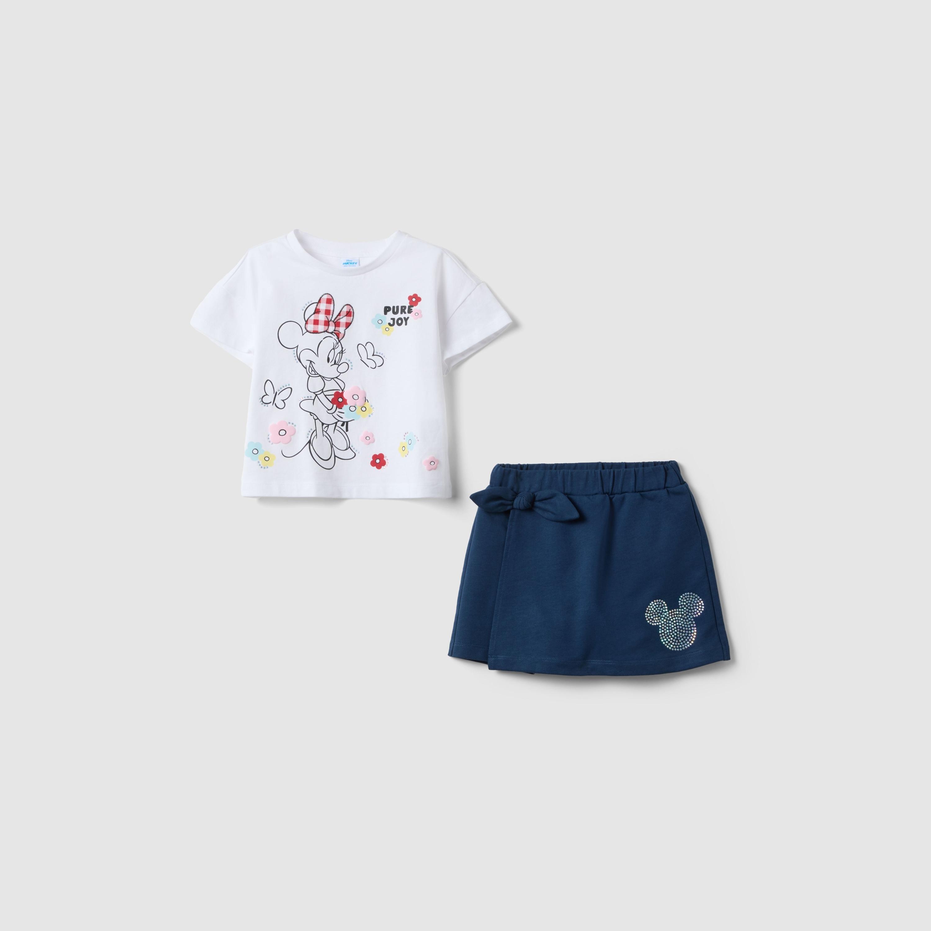 OVS Short Sleeves Graphic T-Shirt & Shorts Set-girls-clothing-setsandcoords-image-1