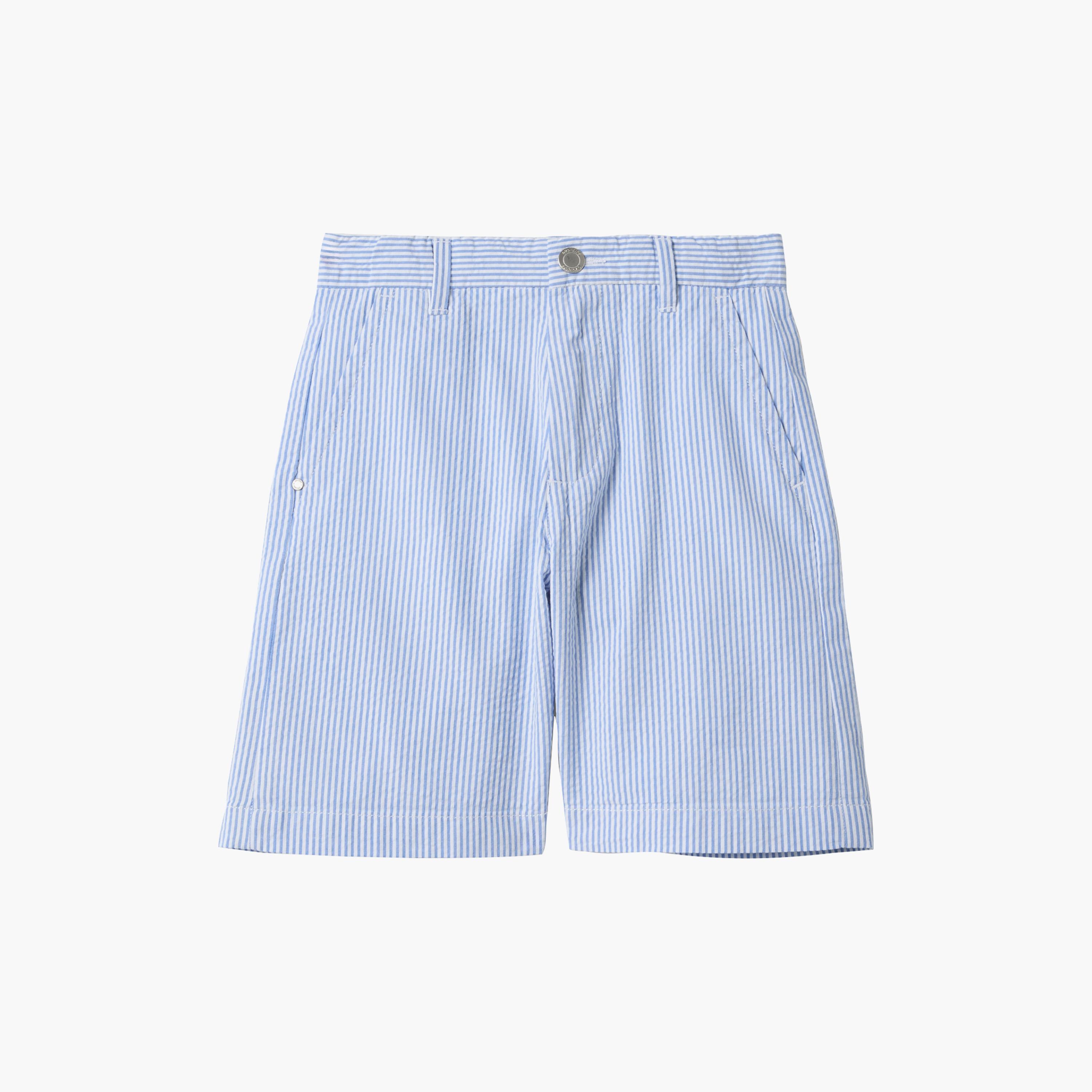 شورت تشينو قطني مخطط بأزرار من أو في إس-boys-clothing-bottoms-shorts-image-1