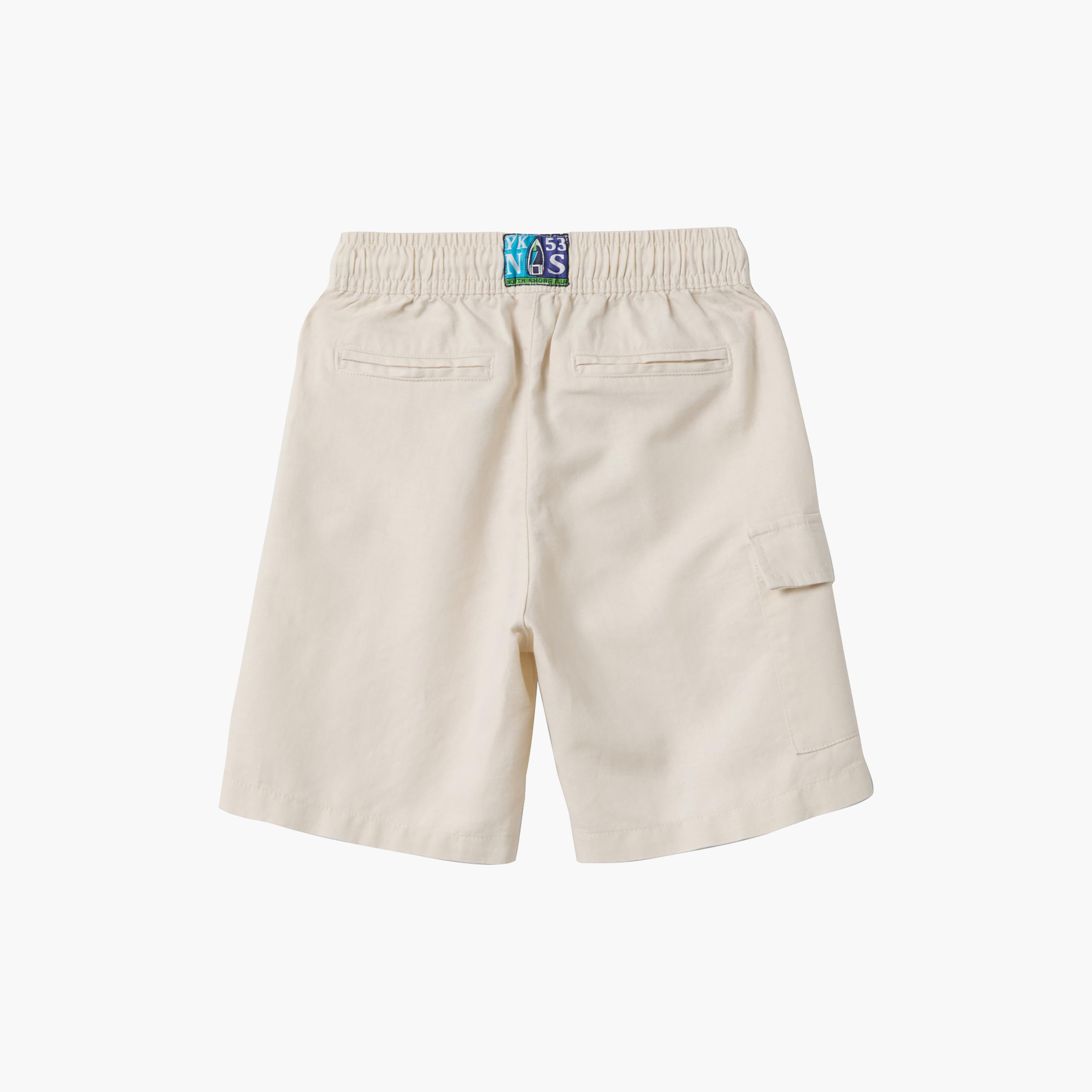 شورت برباط وخصر مطاطي من مزيج القطن من أو في إس-boys-clothing-bottoms-shorts-image-2
